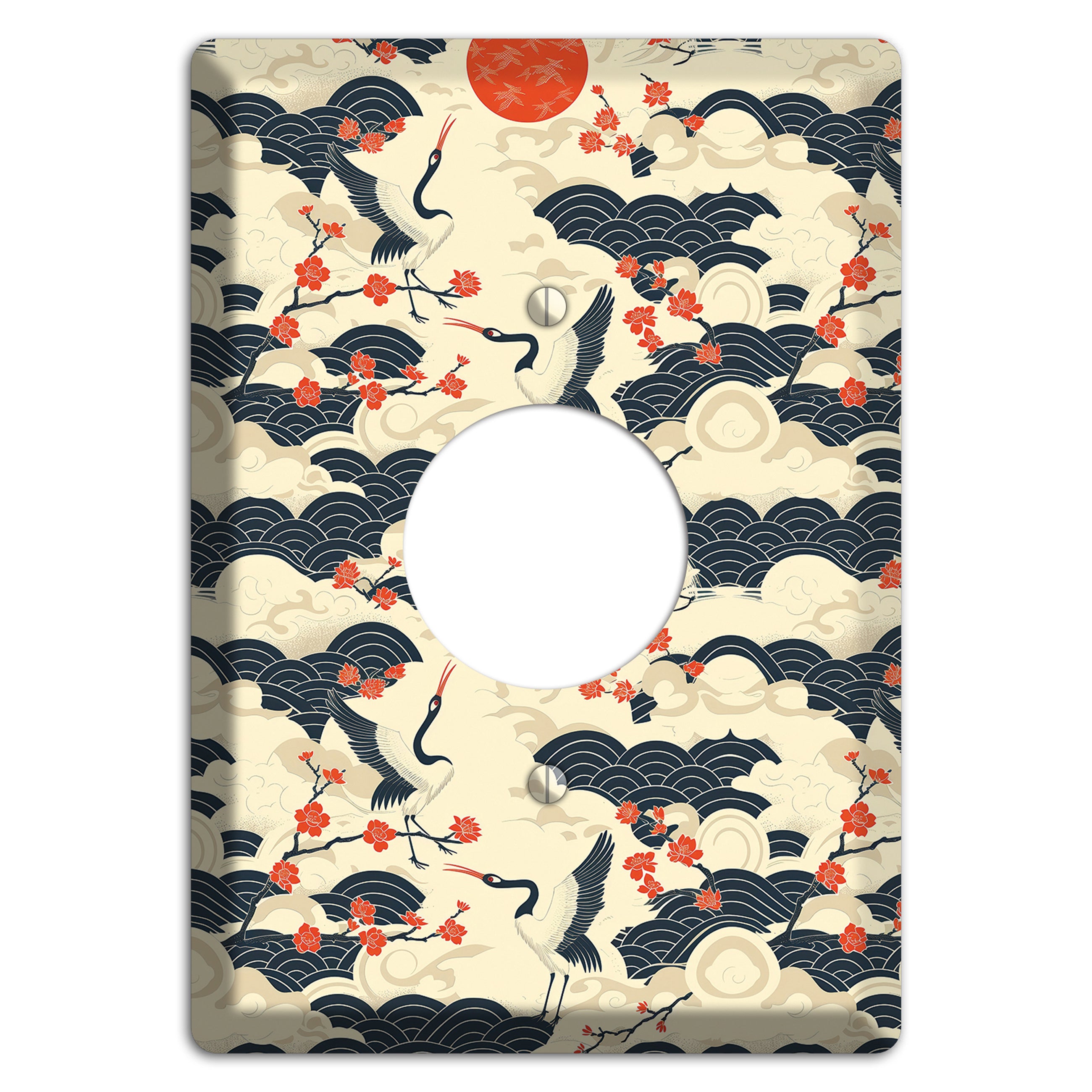 Crimson Sun Ascent Single Receptacle Wallplate