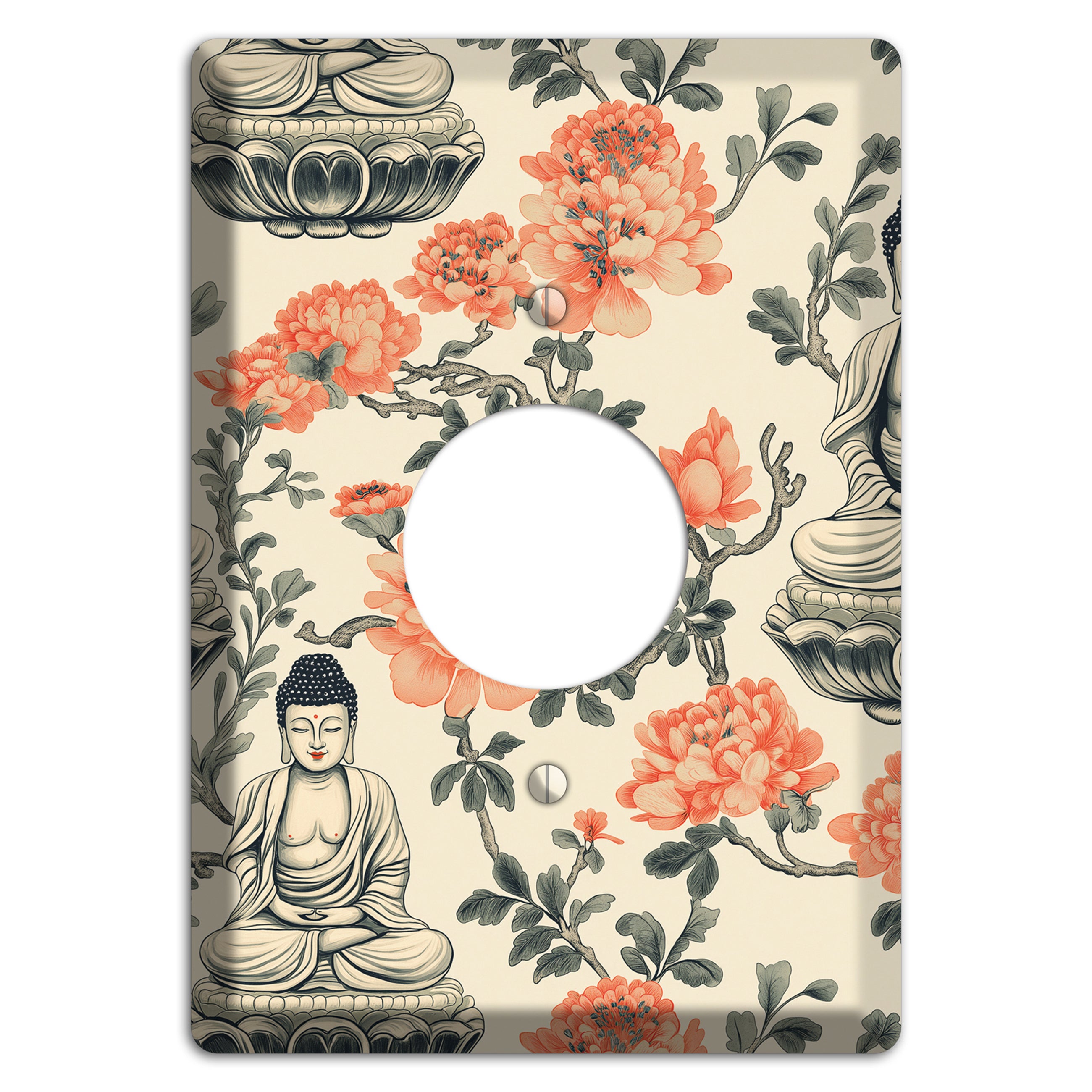 Lotus & Ember Single Receptacle Wallplate