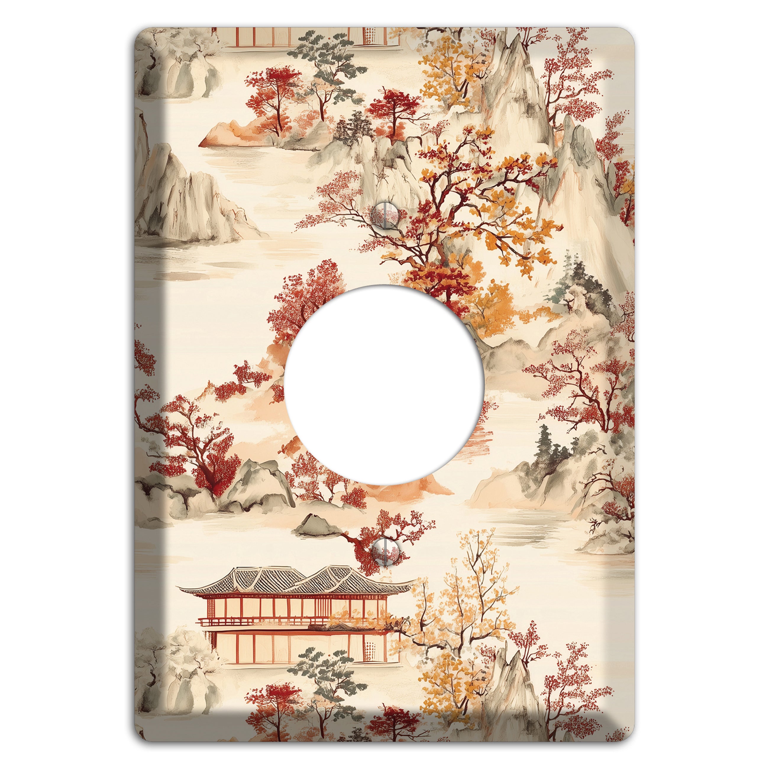 Mountain Autumn Reverie Single Receptacle Wallplate