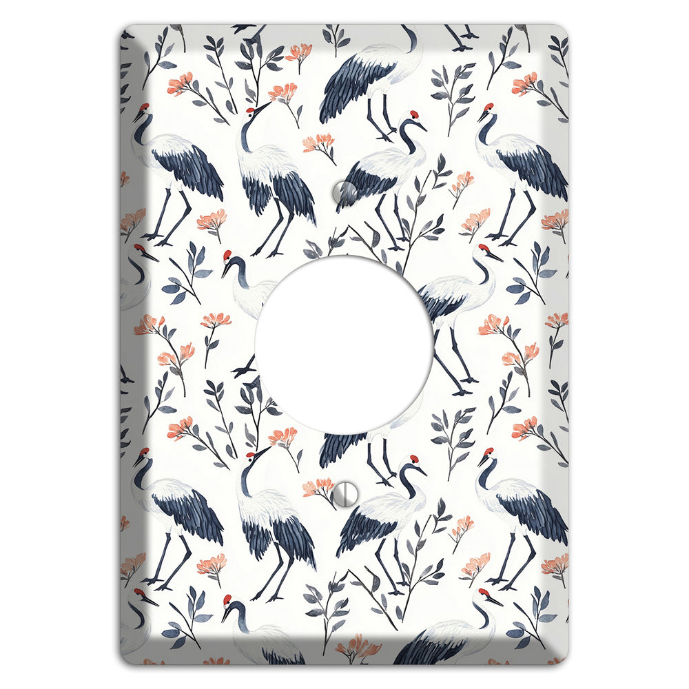 Slate & Coral Marsh Single Receptacle Wallplate