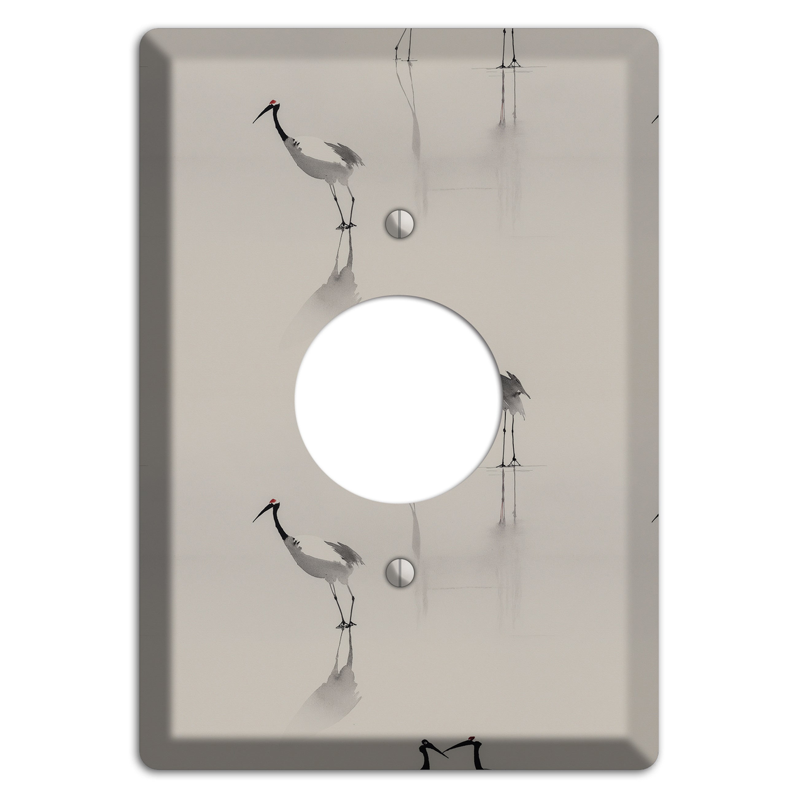 Mist & Mirror Vigil Single Receptacle Wallplate