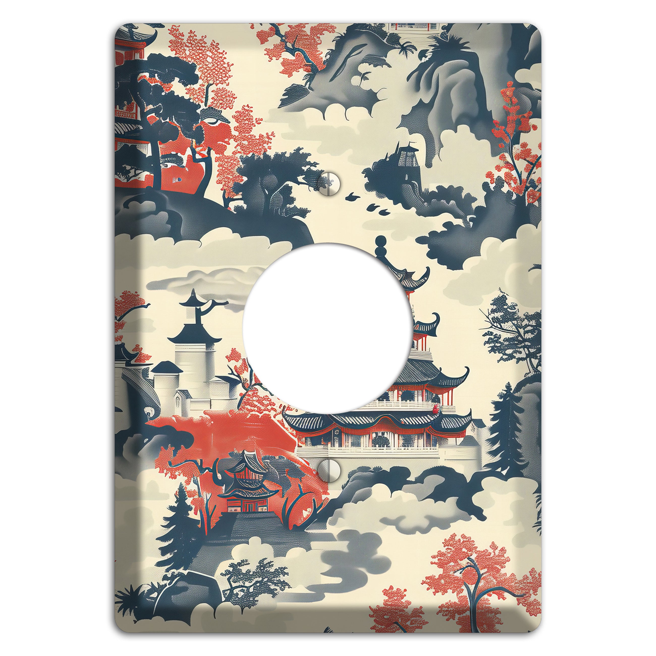 Ink & Ember Pagoda Single Receptacle Wallplate