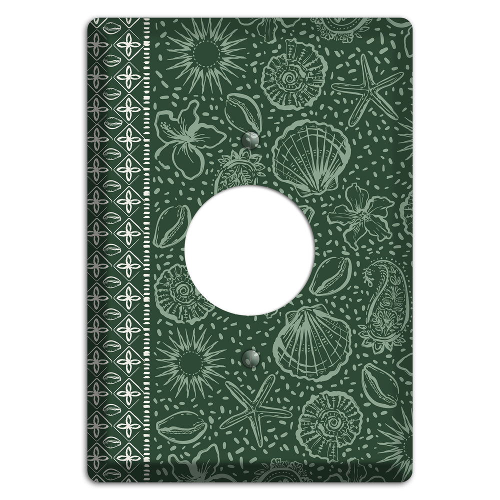 Emerald Tide Reliquary Single Receptacle Wallplate