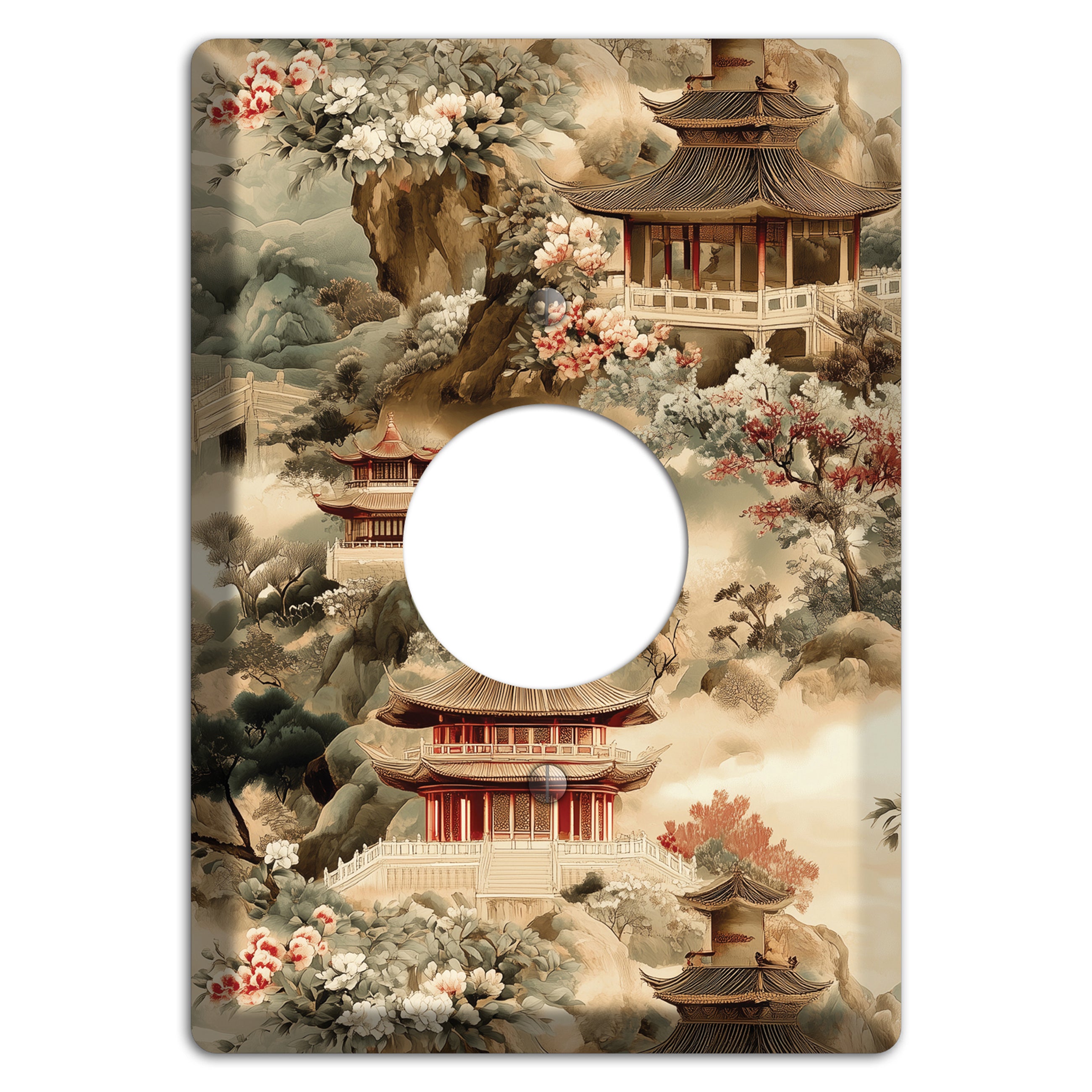 Jade Mountain Reverie Single Receptacle Wallplate
