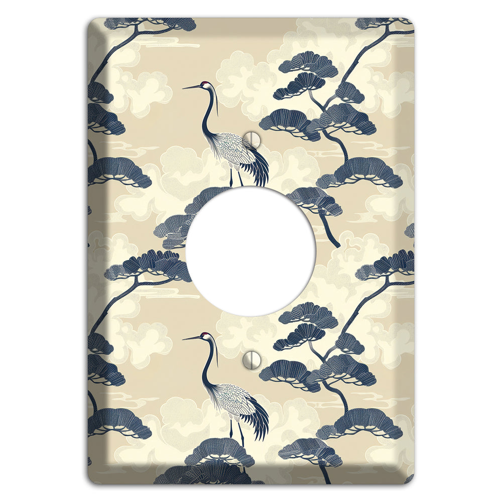 Indigo Pine Serenity Single Receptacle Wallplate