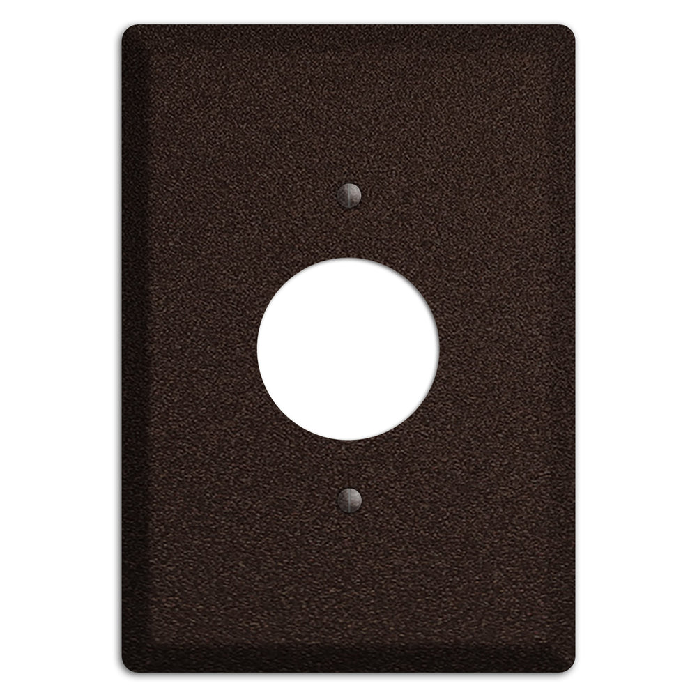 Baxter Subtle Antique Bronze Single Receptacle Wallplate