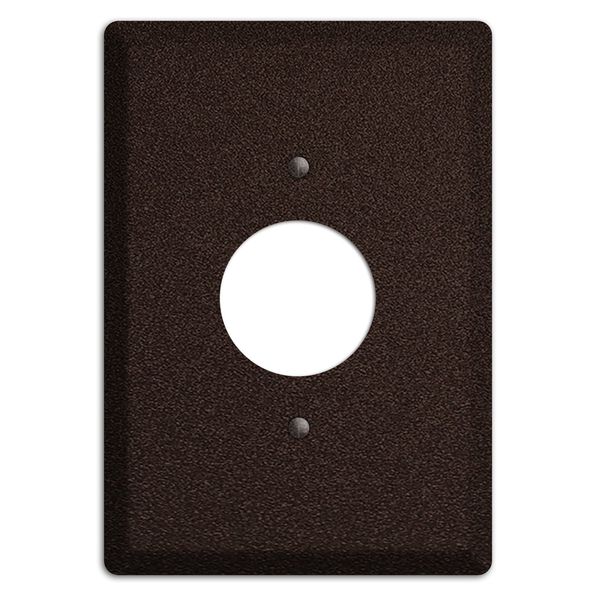 Baxter Subtle Antique Bronze Single Receptacle Wallplate