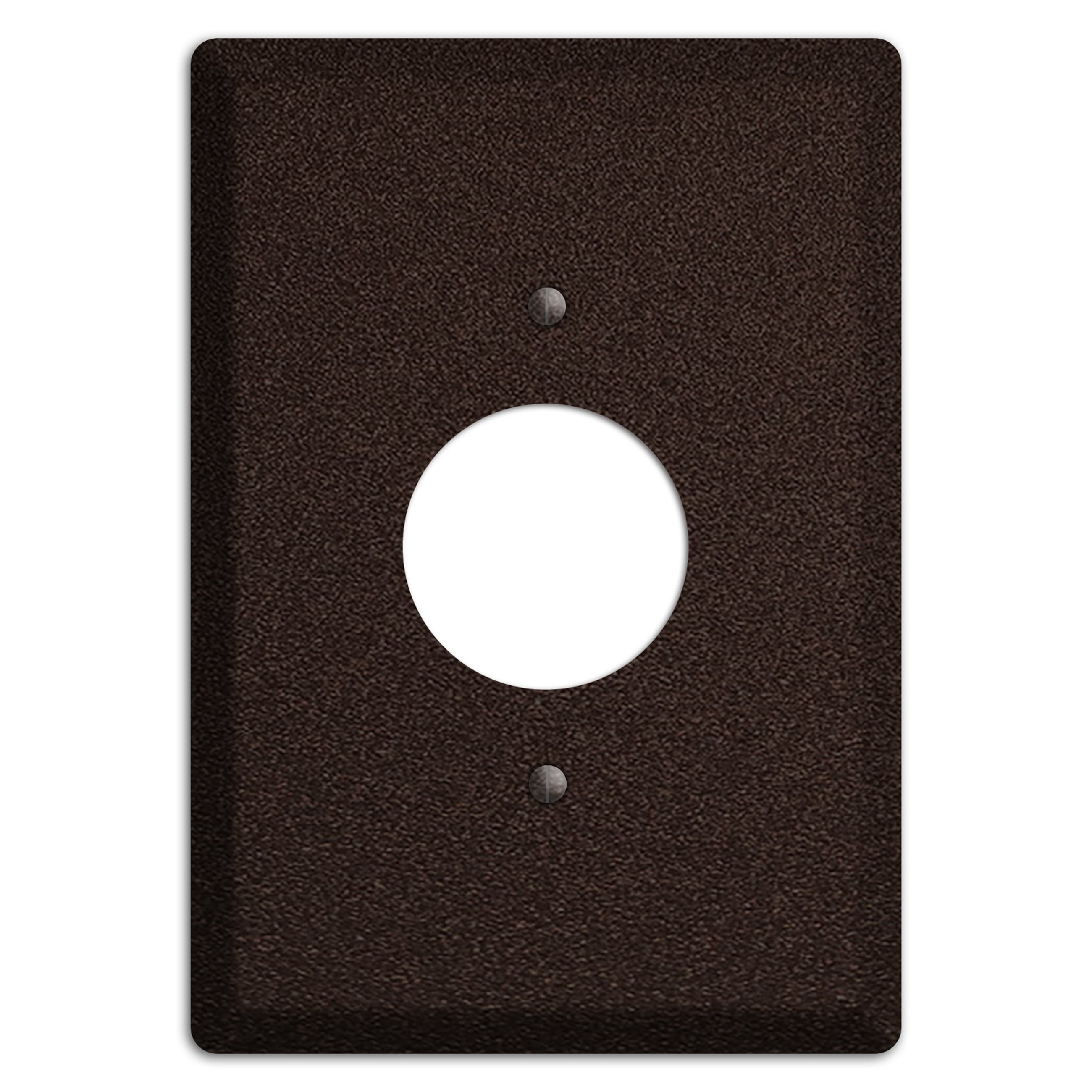 Baxter Subtle Antique Bronze Single Receptacle Wallplate
