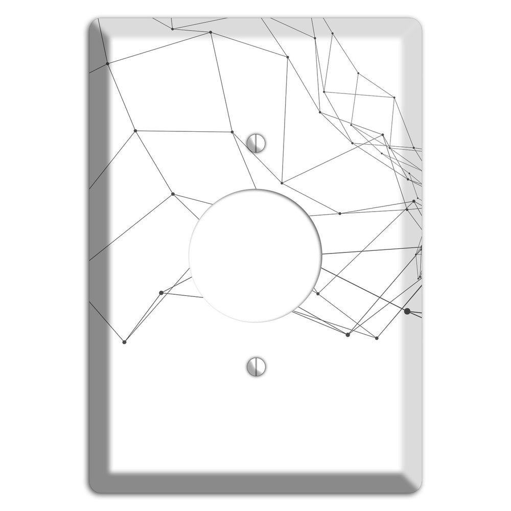 Gossamer Transit Map Single Receptacle Wallplate