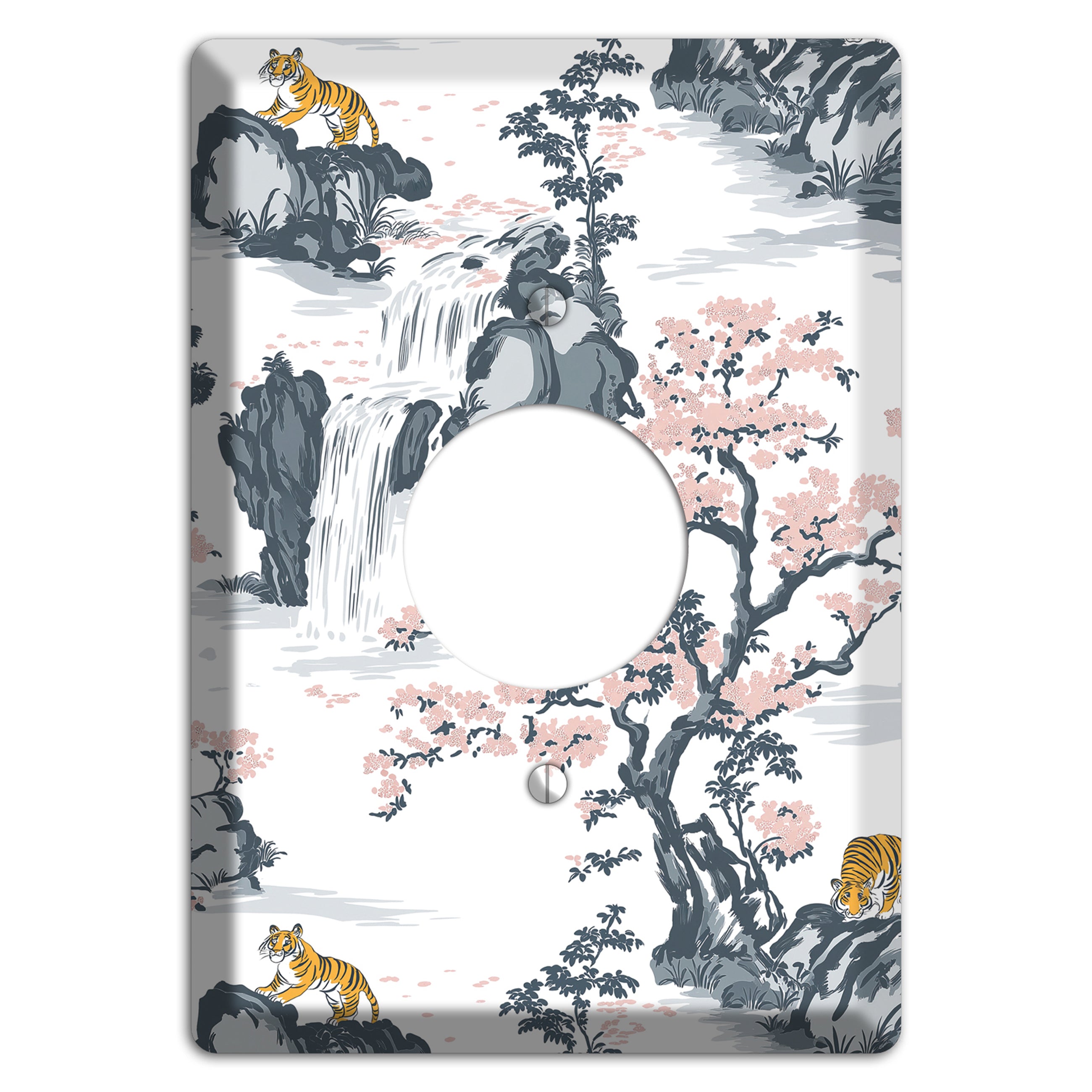Tiger's Mountain Vigil Single Receptacle Wallplate