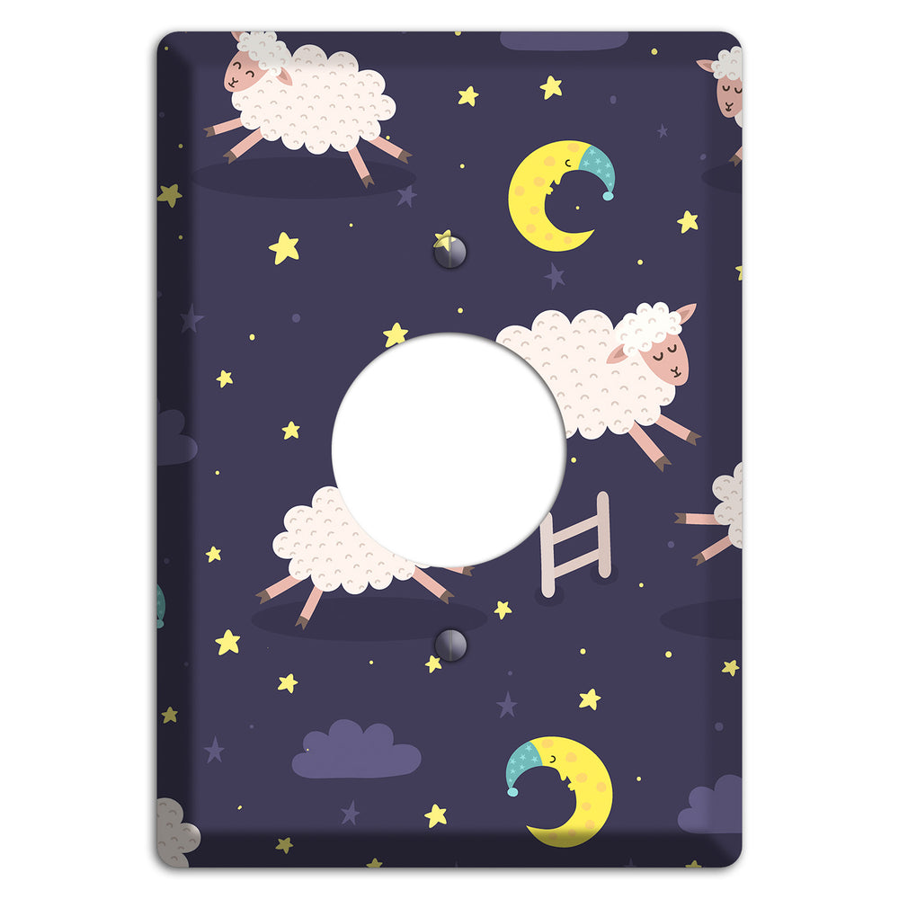 Counting Sheep Single Receptacle Wallplate