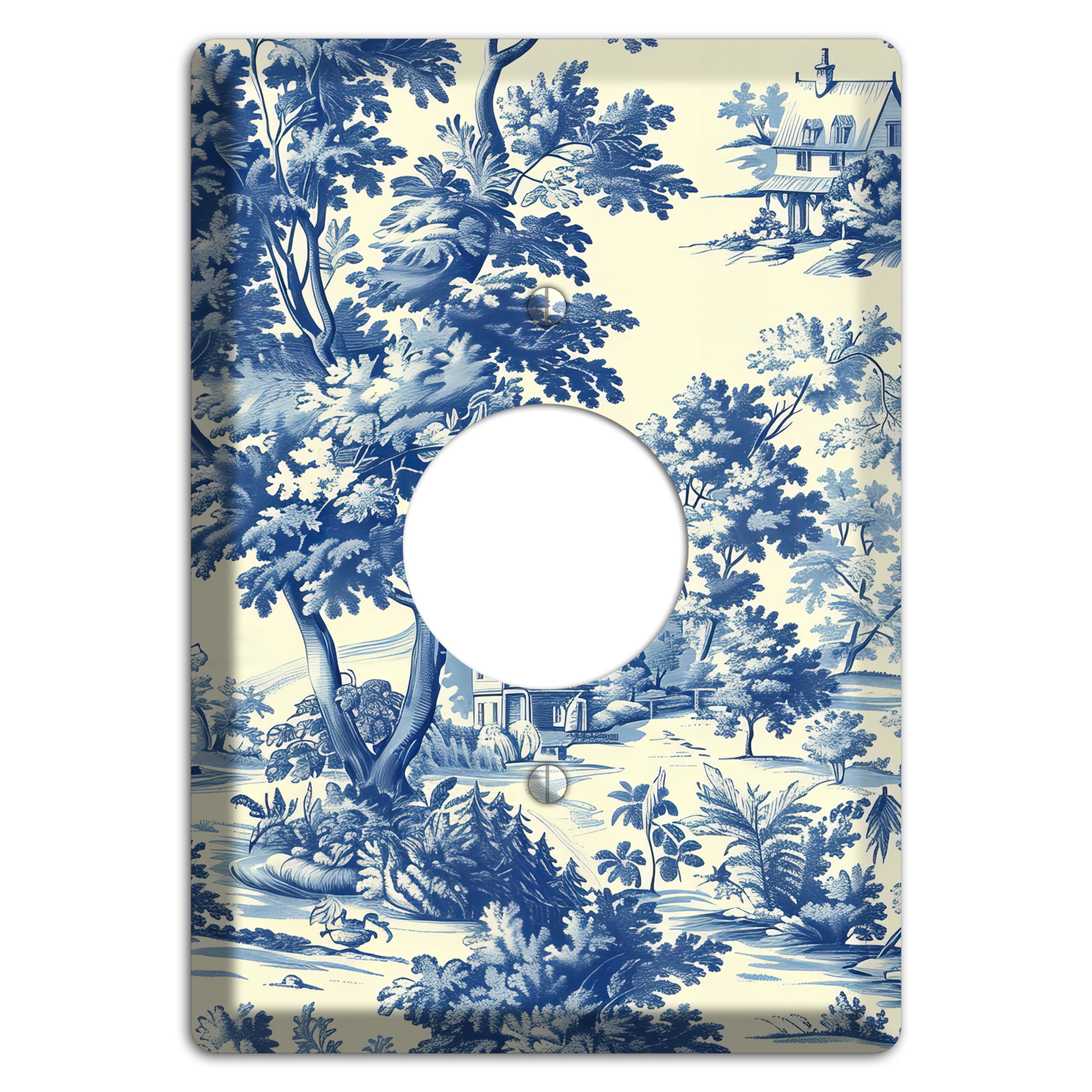 Country Estate Toile Single Receptacle Wallplate