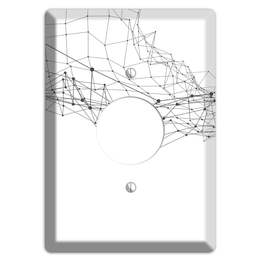 Drift Network Collapse Single Receptacle Wallplate