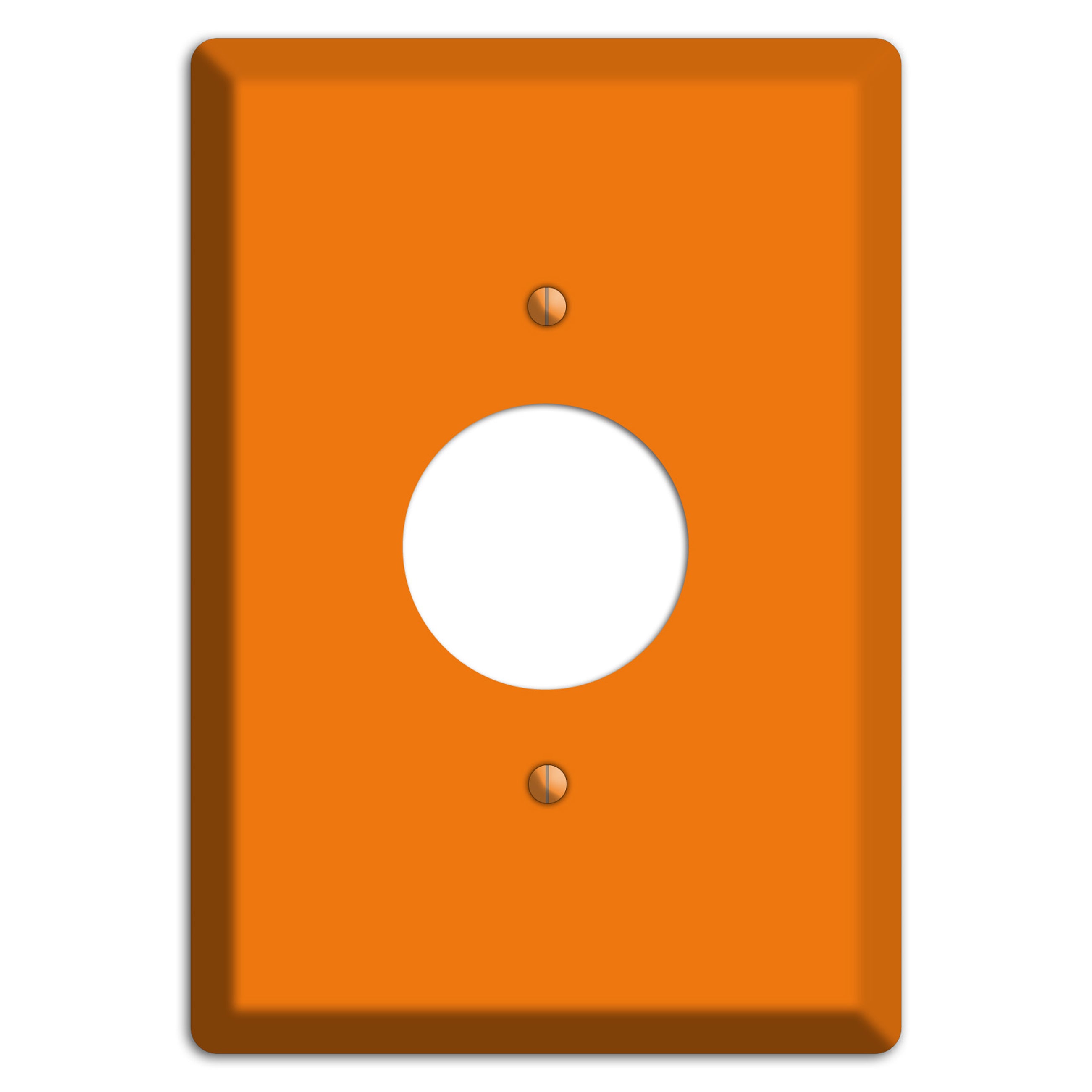 Baxter Pumpkin Single Receptacle Wallplate