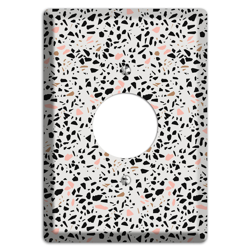 Monochrome Mix Single Receptacle Wallplate
