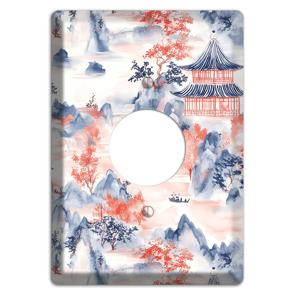 Ink & Ember Peaks Single Receptacle Wallplate