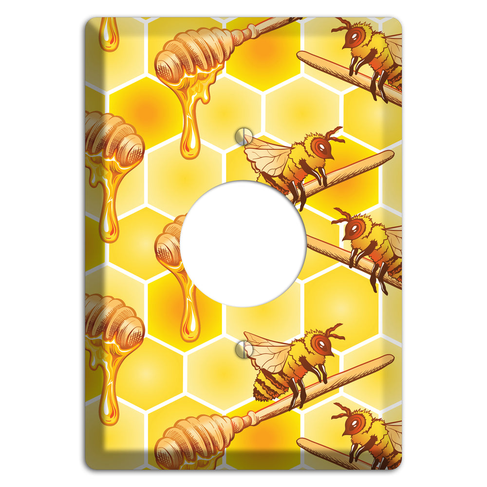 Honeyed Vigil Single Receptacle Wallplate