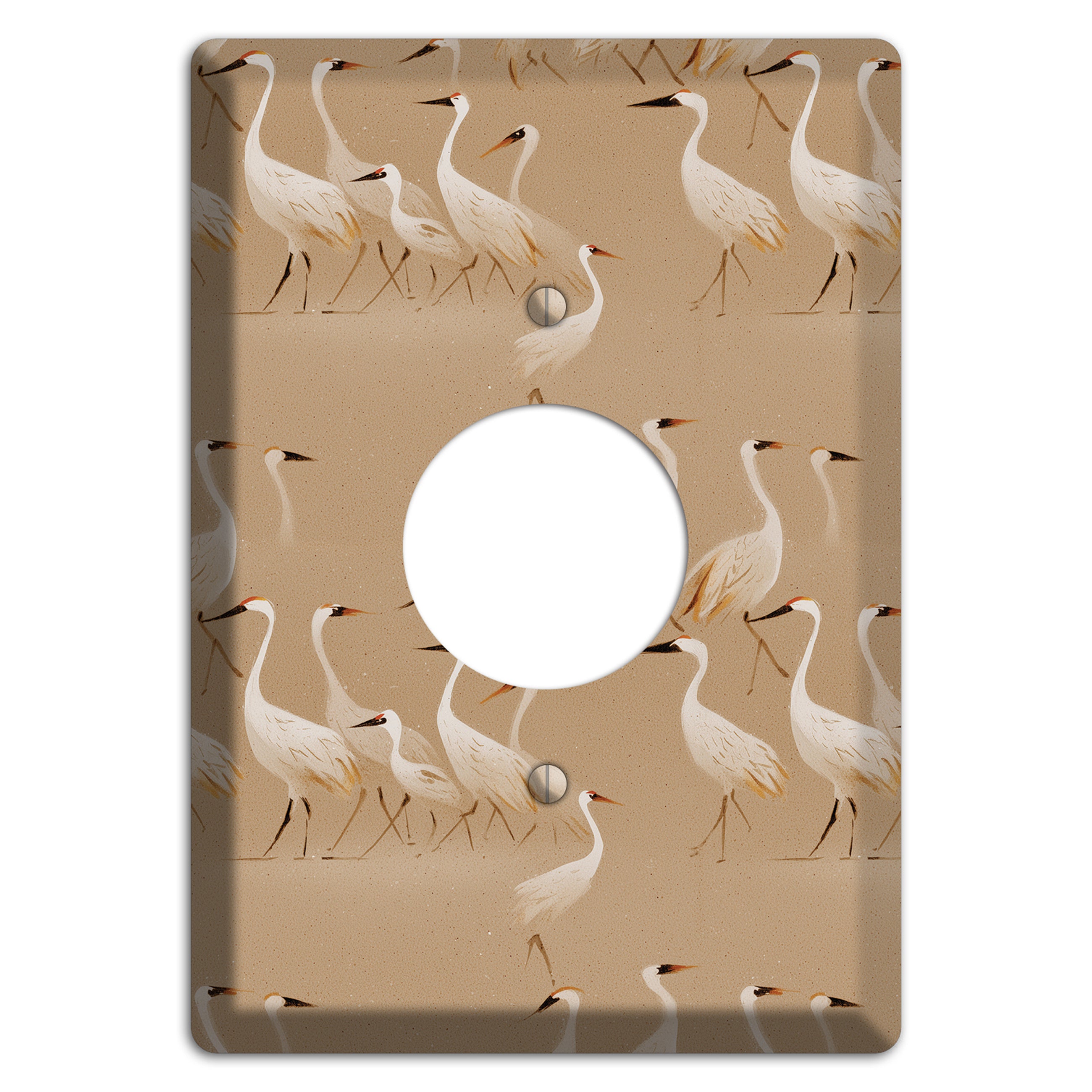 Sandy Shore Gathering Single Receptacle Wallplate
