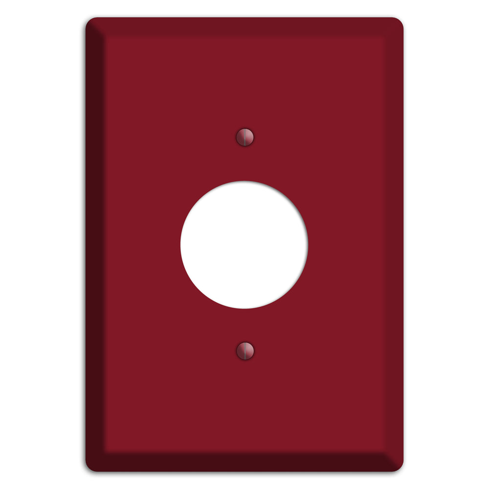 Baxter Burgundy Wine Single Receptacle Wallplate
