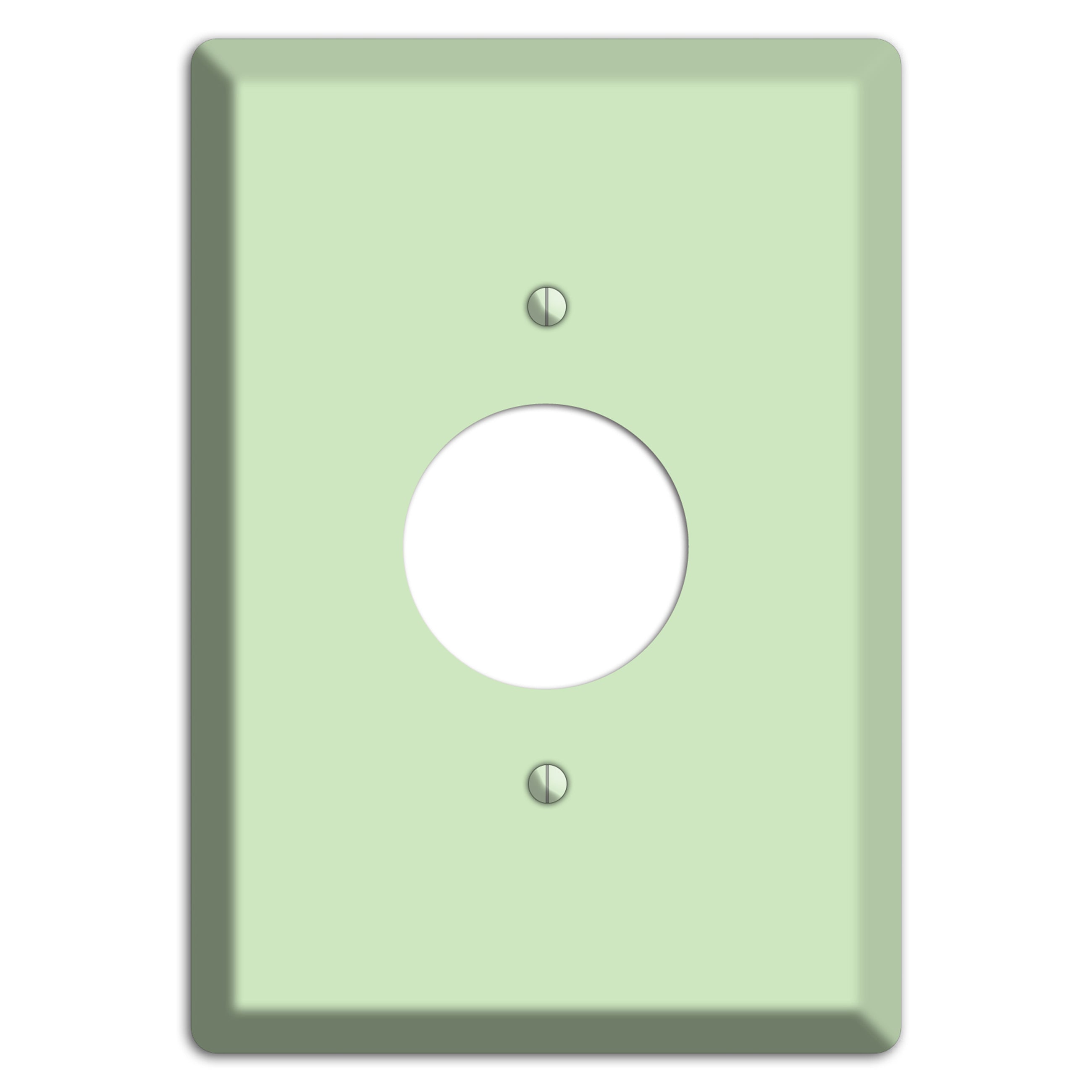 Baxter Mint Single Receptacle Wallplate