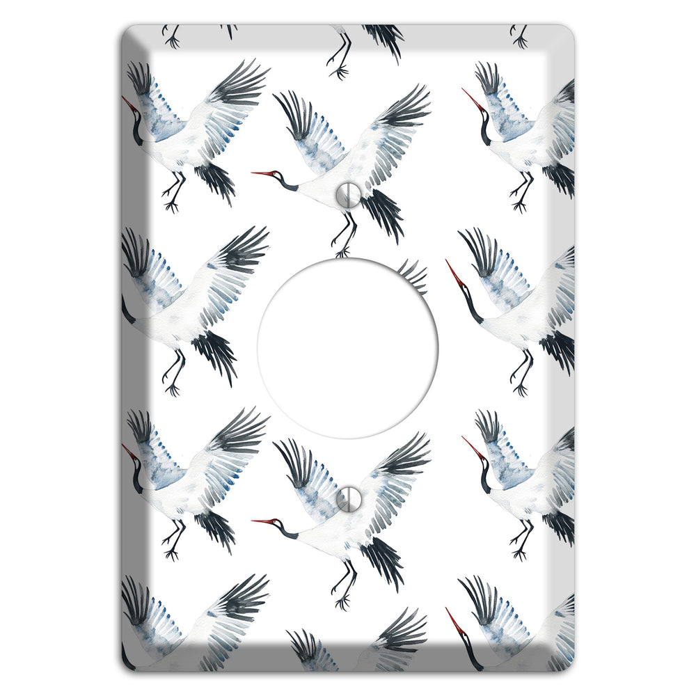 Silver Wing Ascent Single Receptacle Wallplate