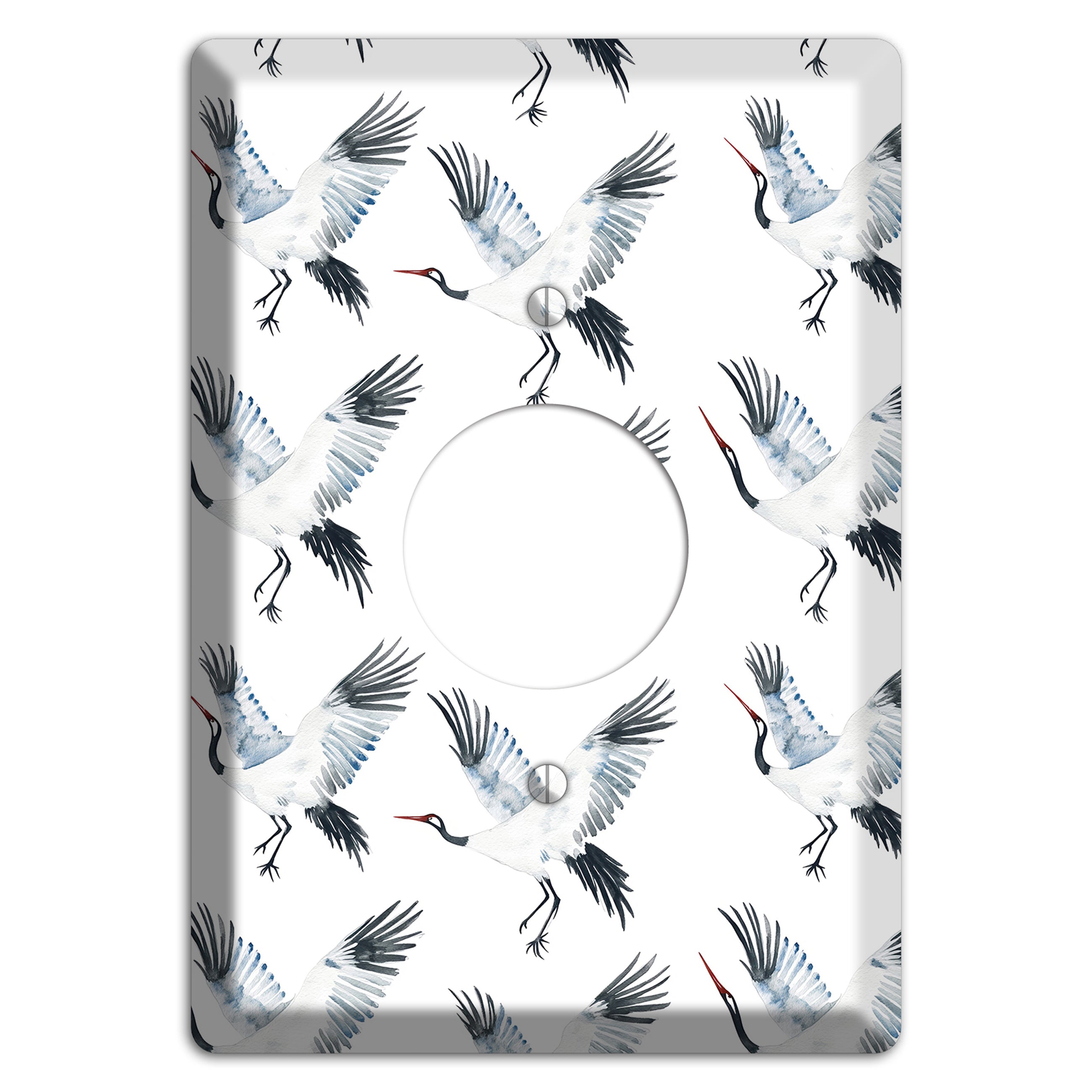 Silver Wing Ascent Single Receptacle Wallplate