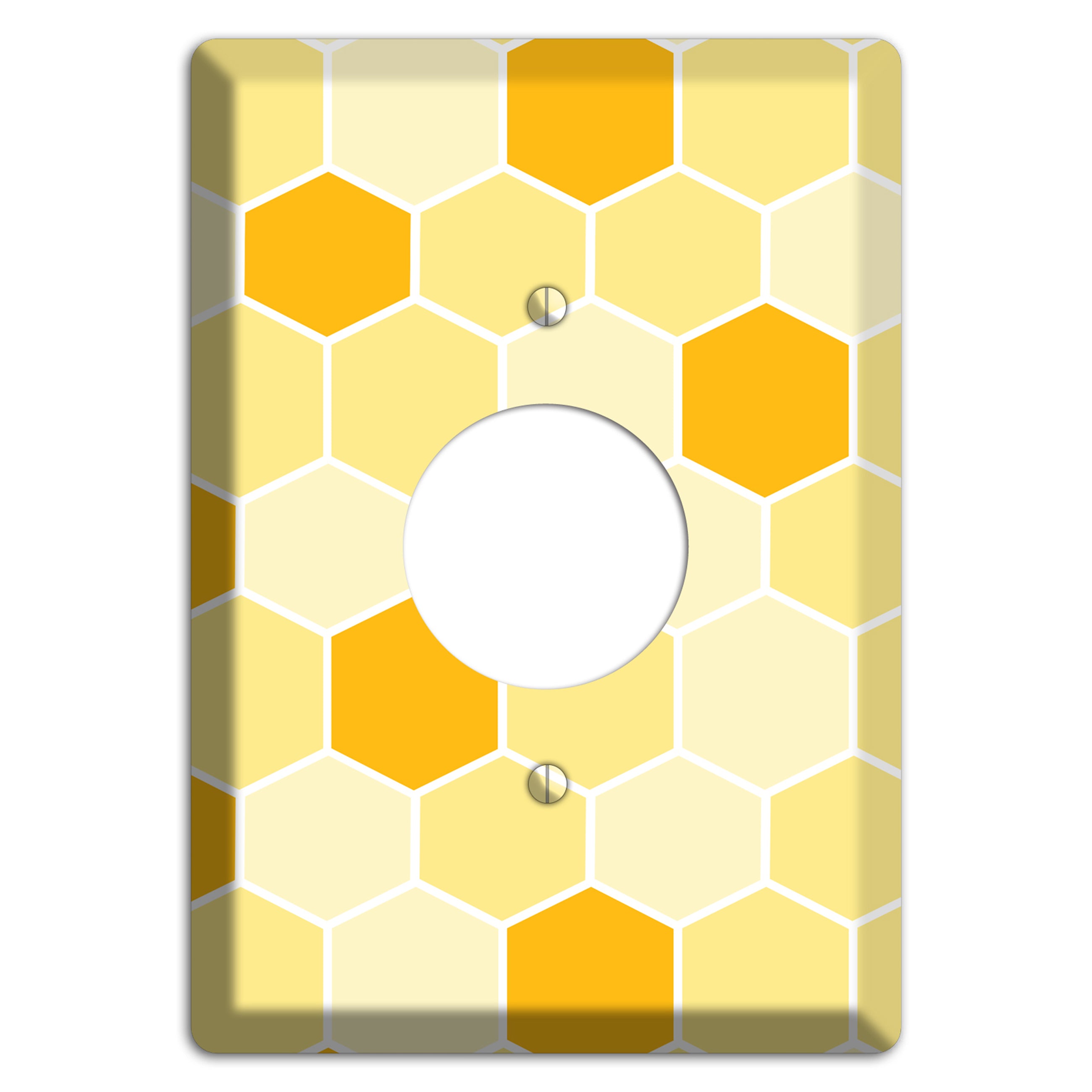 Honeycomb Harvest Single Receptacle Wallplate