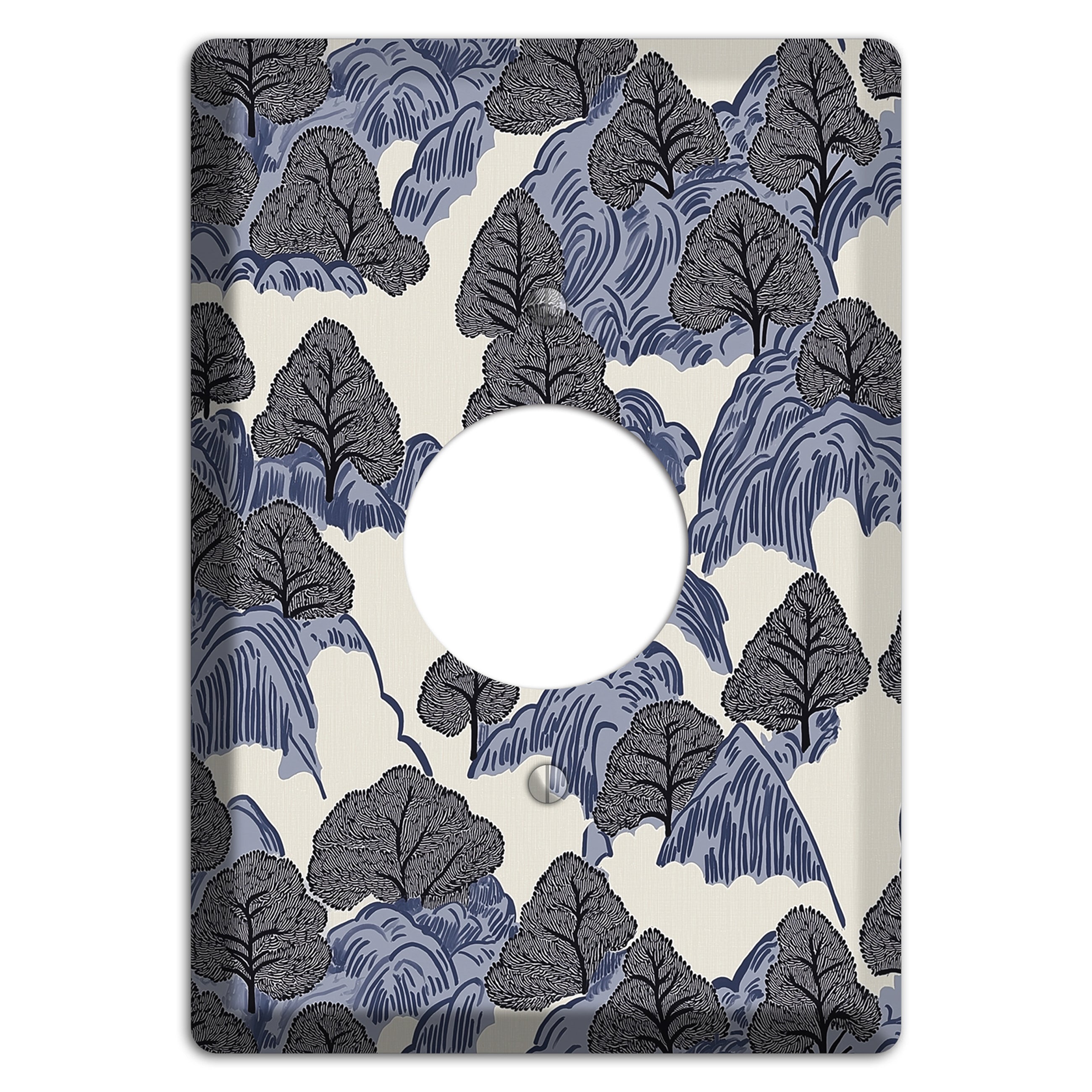 Thousand Pines Single Receptacle Wallplate