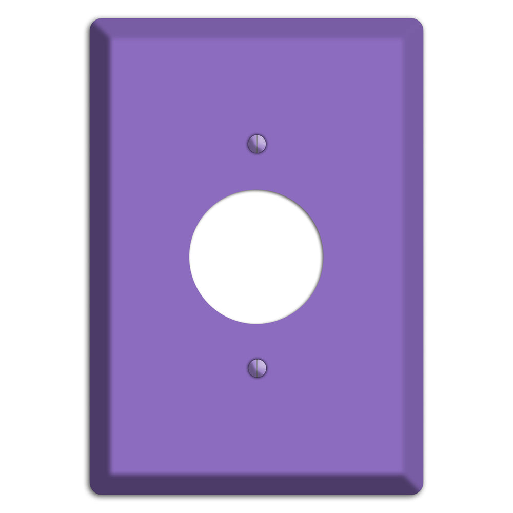 Baxter Violet Bloom Single Receptacle Wallplate