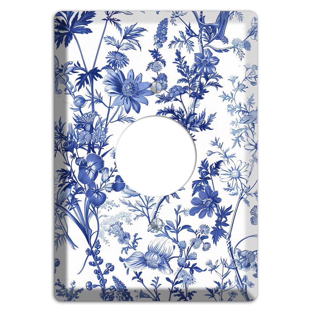 Wildflower Ink Study Single Receptacle Wallplate
