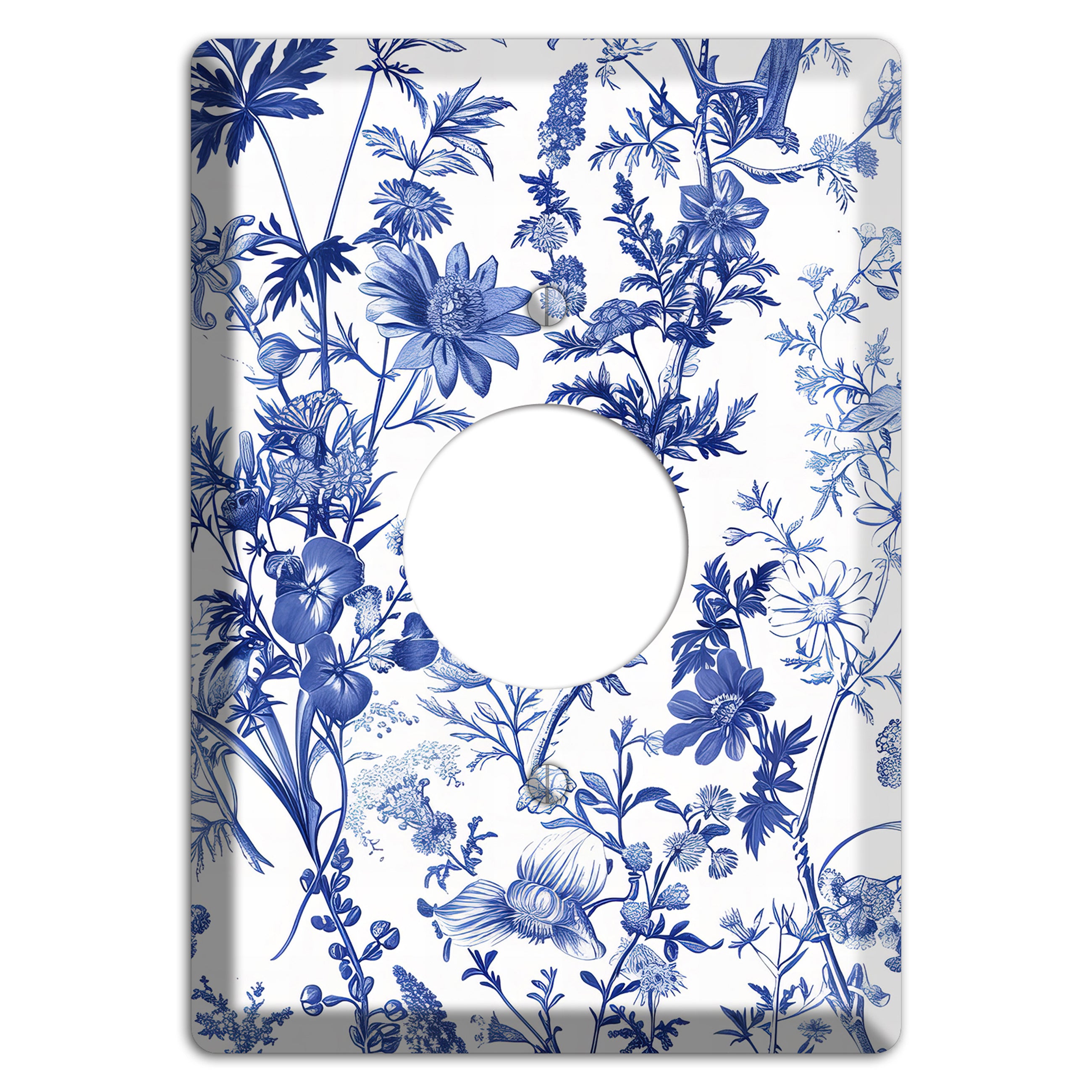Wildflower Ink Study Single Receptacle Wallplate
