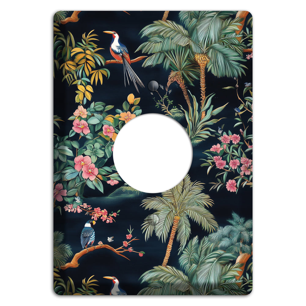 Jungle Nocturne Single Receptacle Wallplate