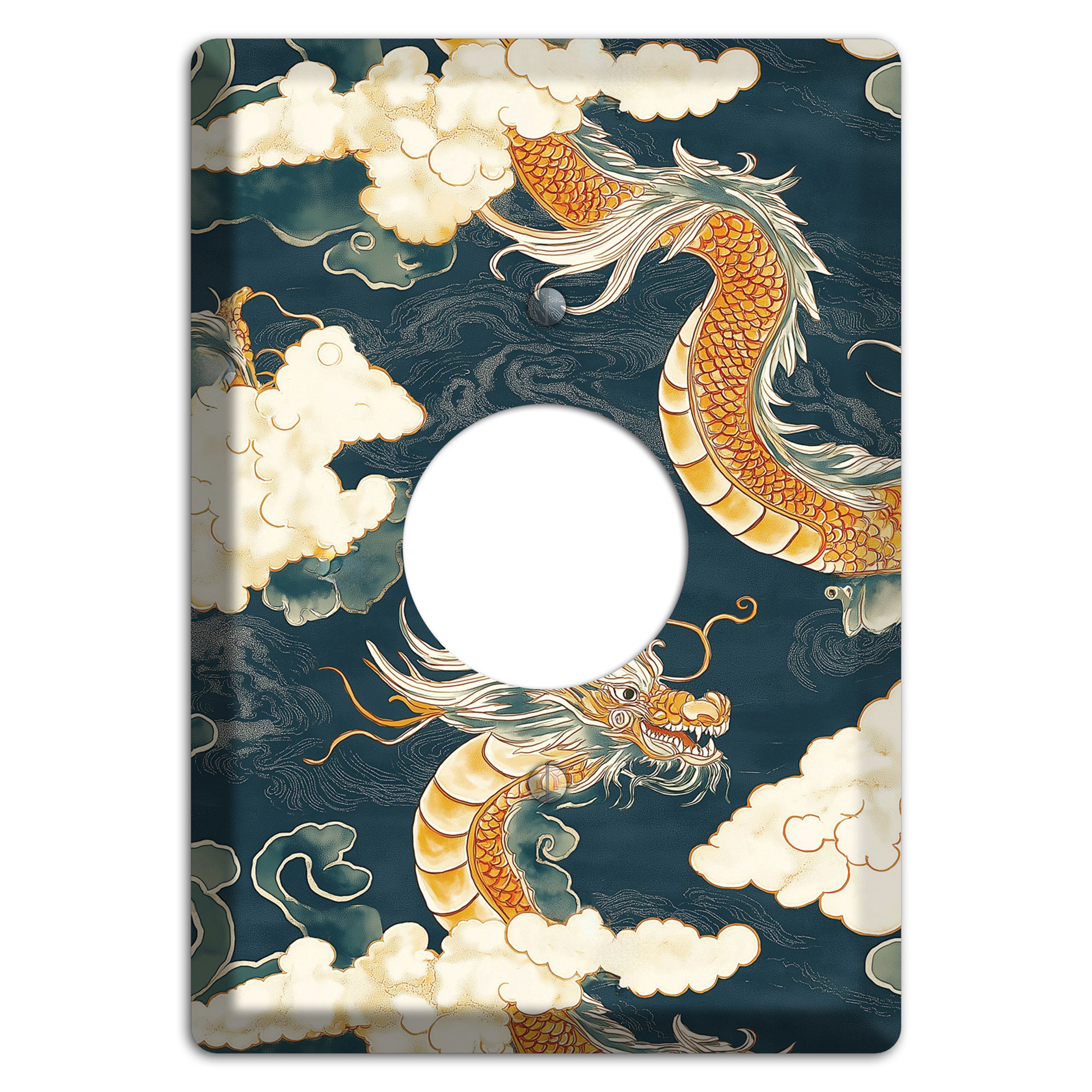 Celestial Serpent Sky Single Receptacle Wallplate