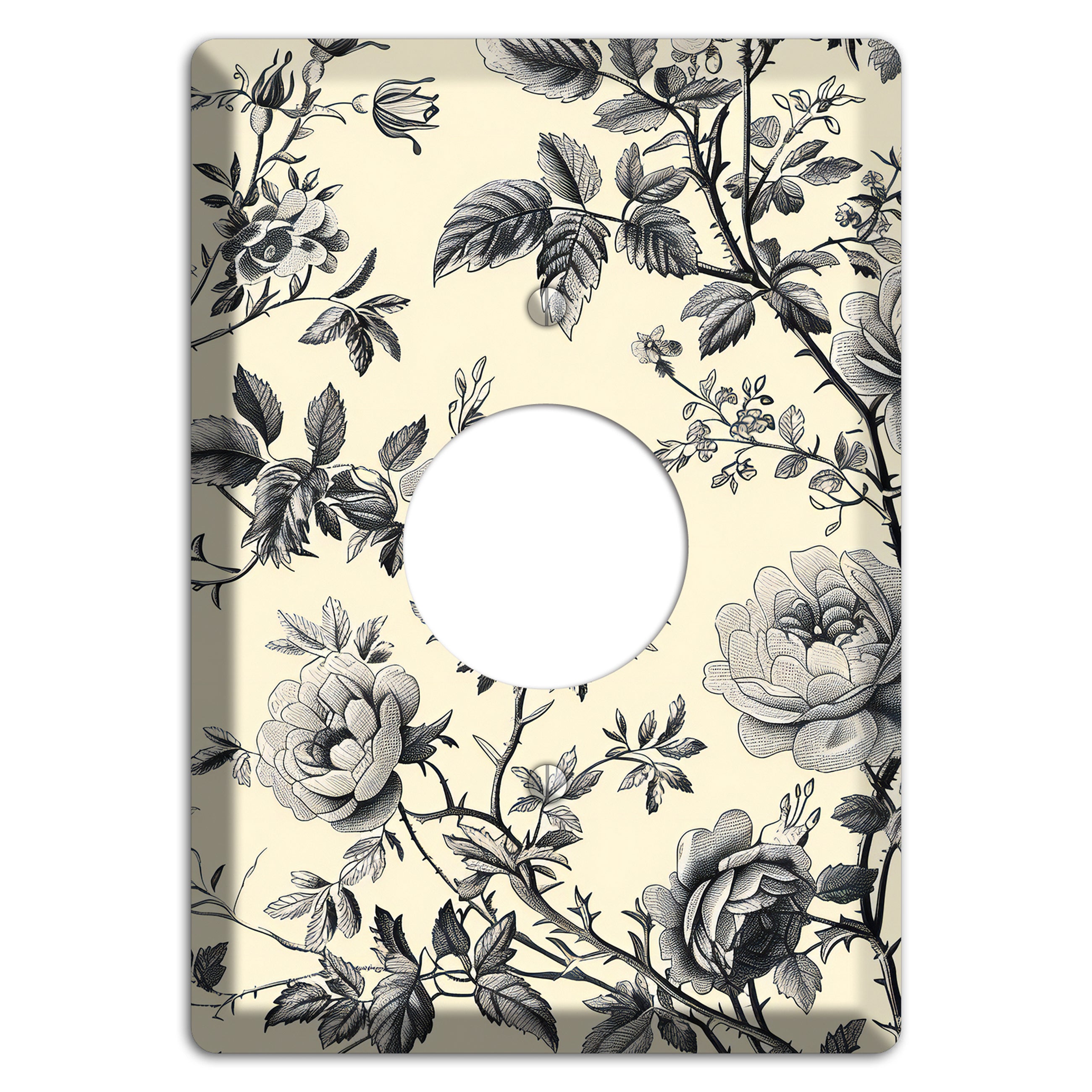 Thorned Reverie Single Receptacle Wallplate