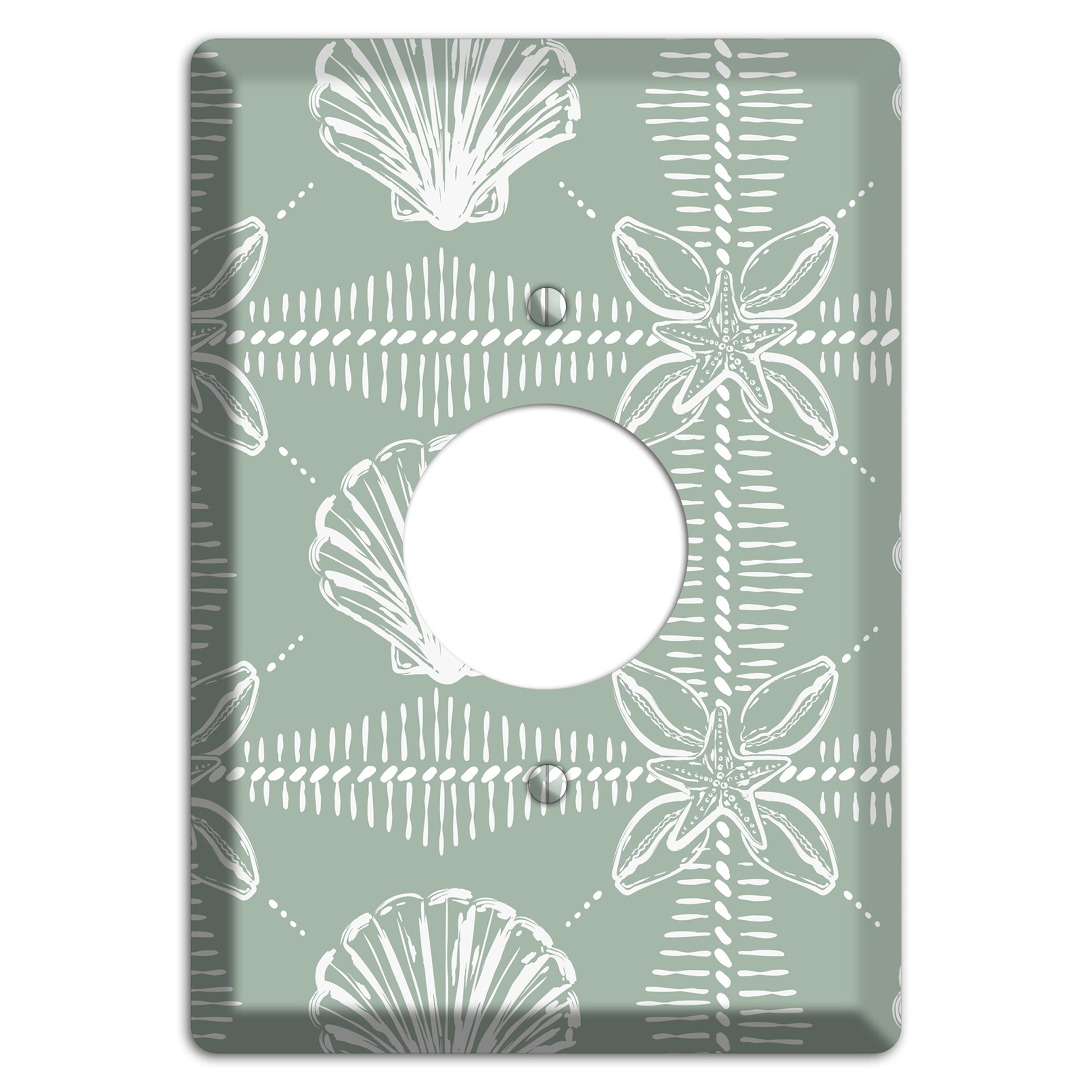 Sage Tide Relics Single Receptacle Wallplate