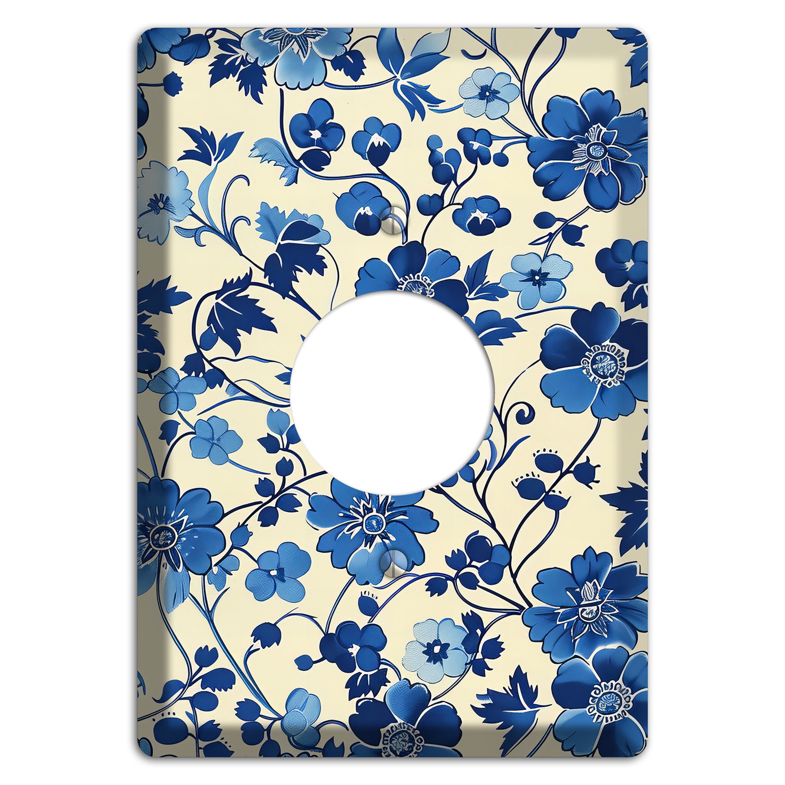 Porcelain Garden Riot Single Receptacle Wallplate