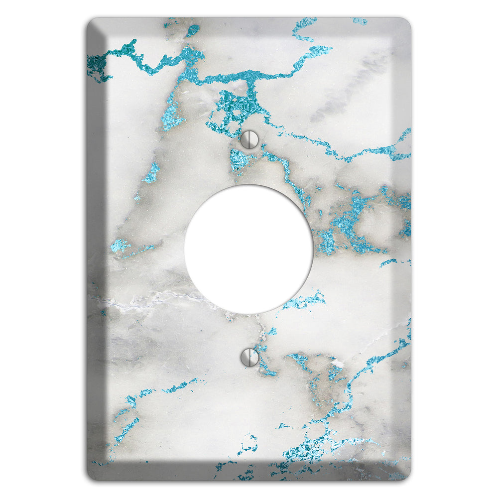 Gumbo Marble Single Receptacle Wallplate