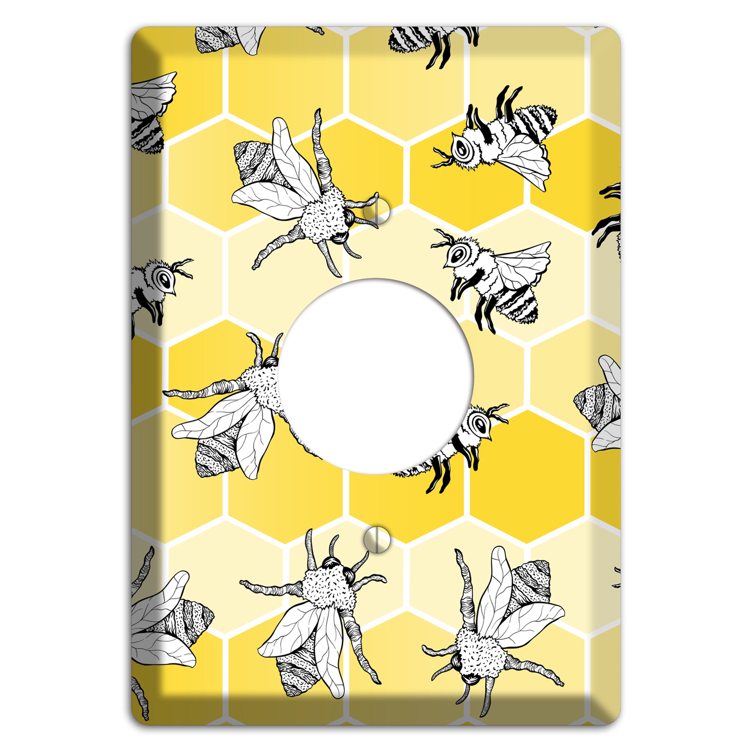 Hive Mind Scatter Single Receptacle Wallplate