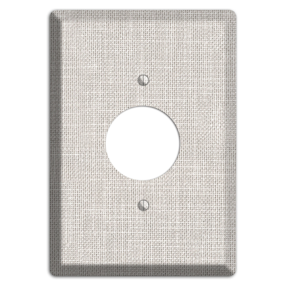 Linen Drift Single Receptacle Wallplate