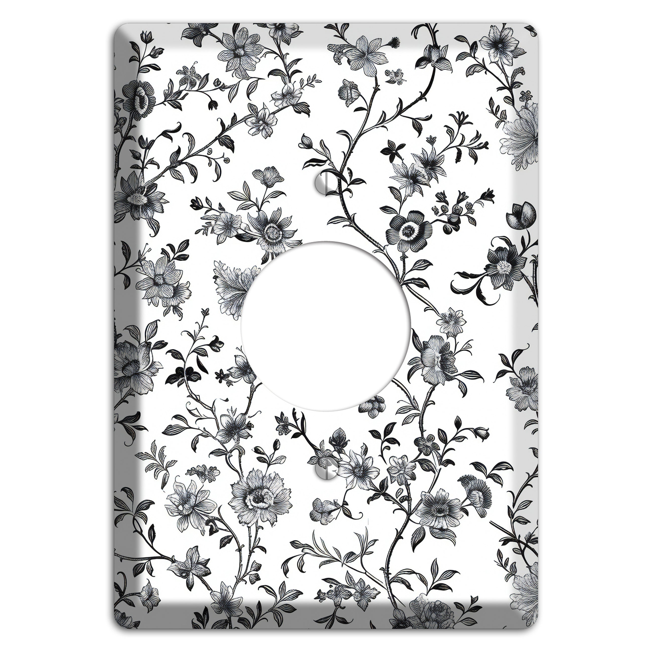 Ink & Ivory Thicket Single Receptacle Wallplate