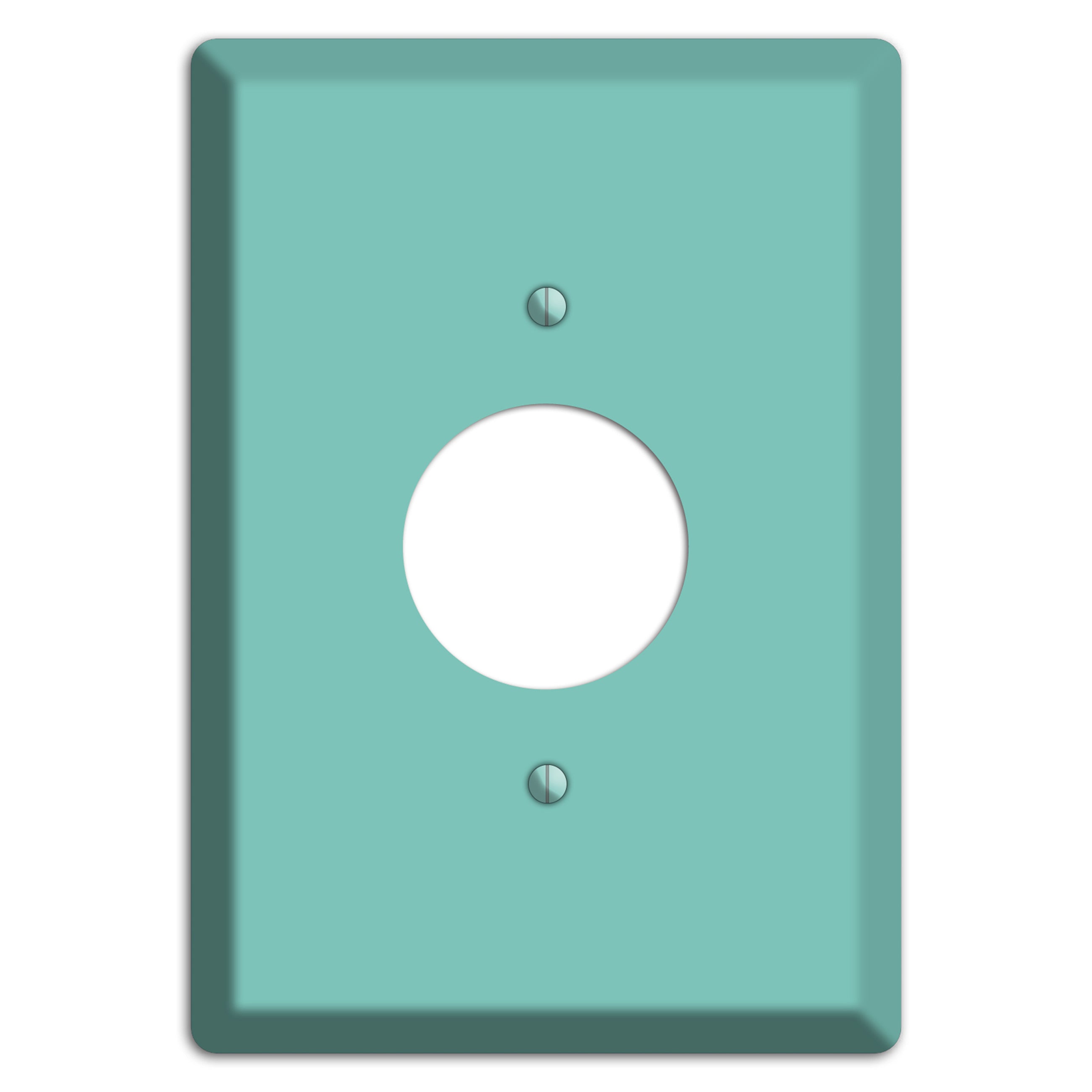 Baxter Seafoam Single Receptacle Wallplate