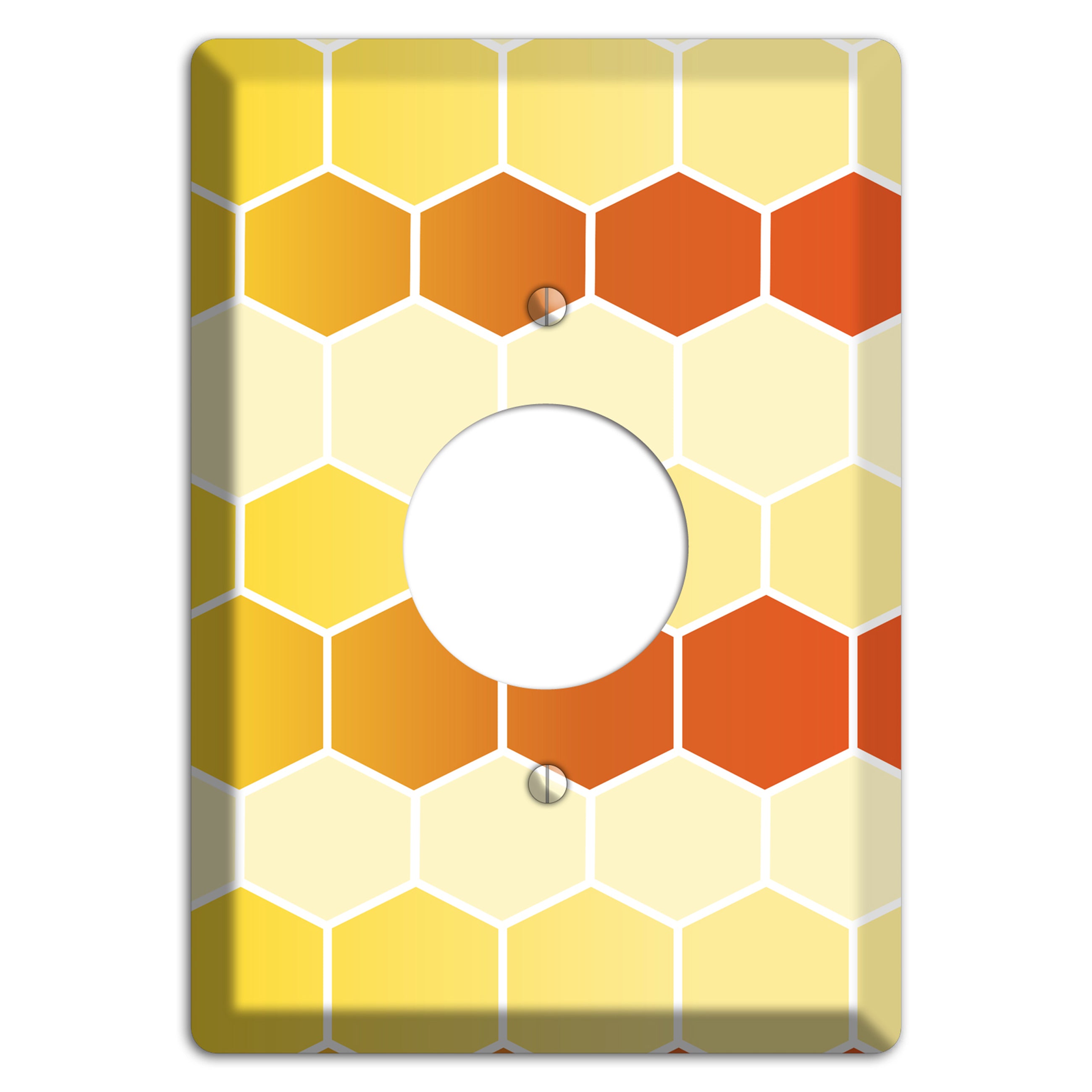 Amber Cell Drift Single Receptacle Wallplate