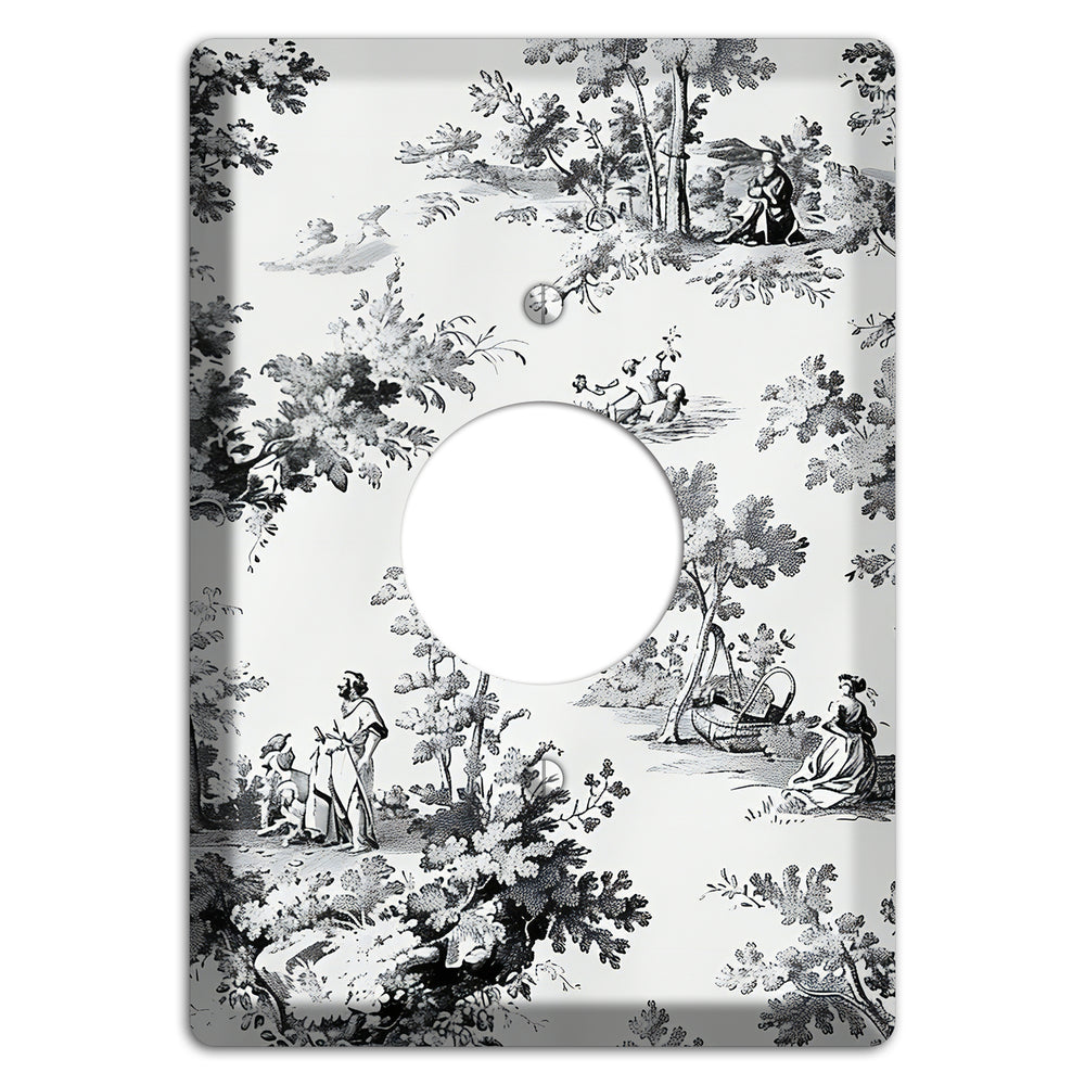 Pastoral Whisper Single Receptacle Wallplate