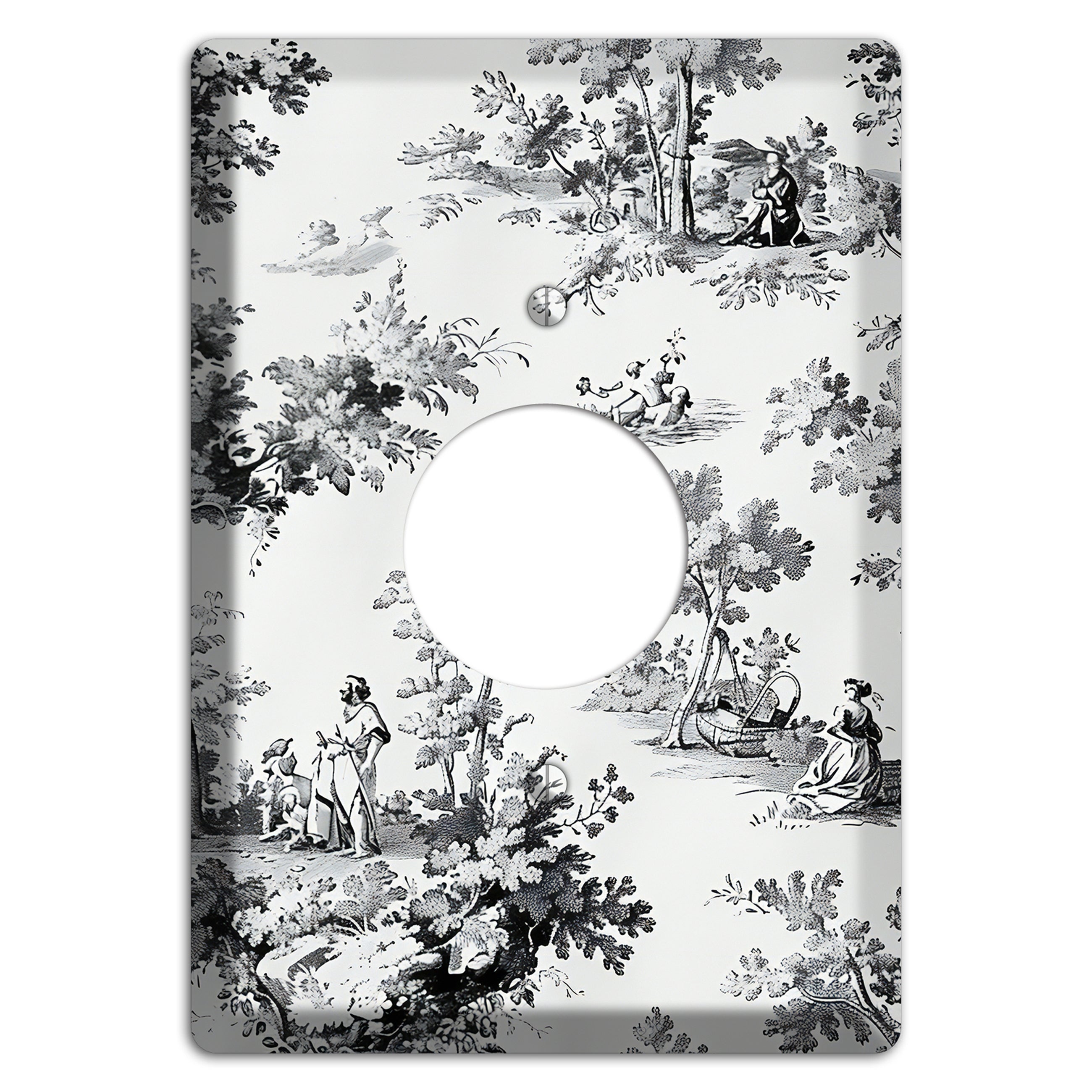 Pastoral Whisper Single Receptacle Wallplate