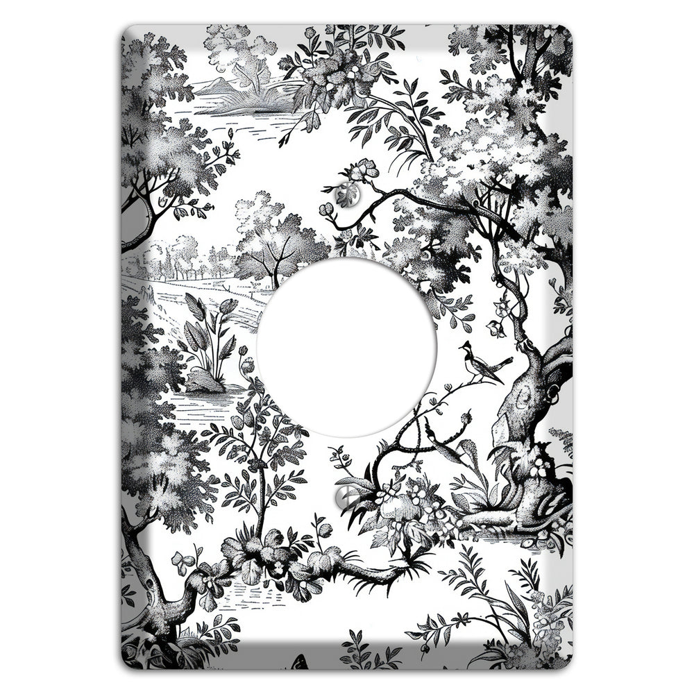 Pastoral Ink Reverie Single Receptacle Wallplate