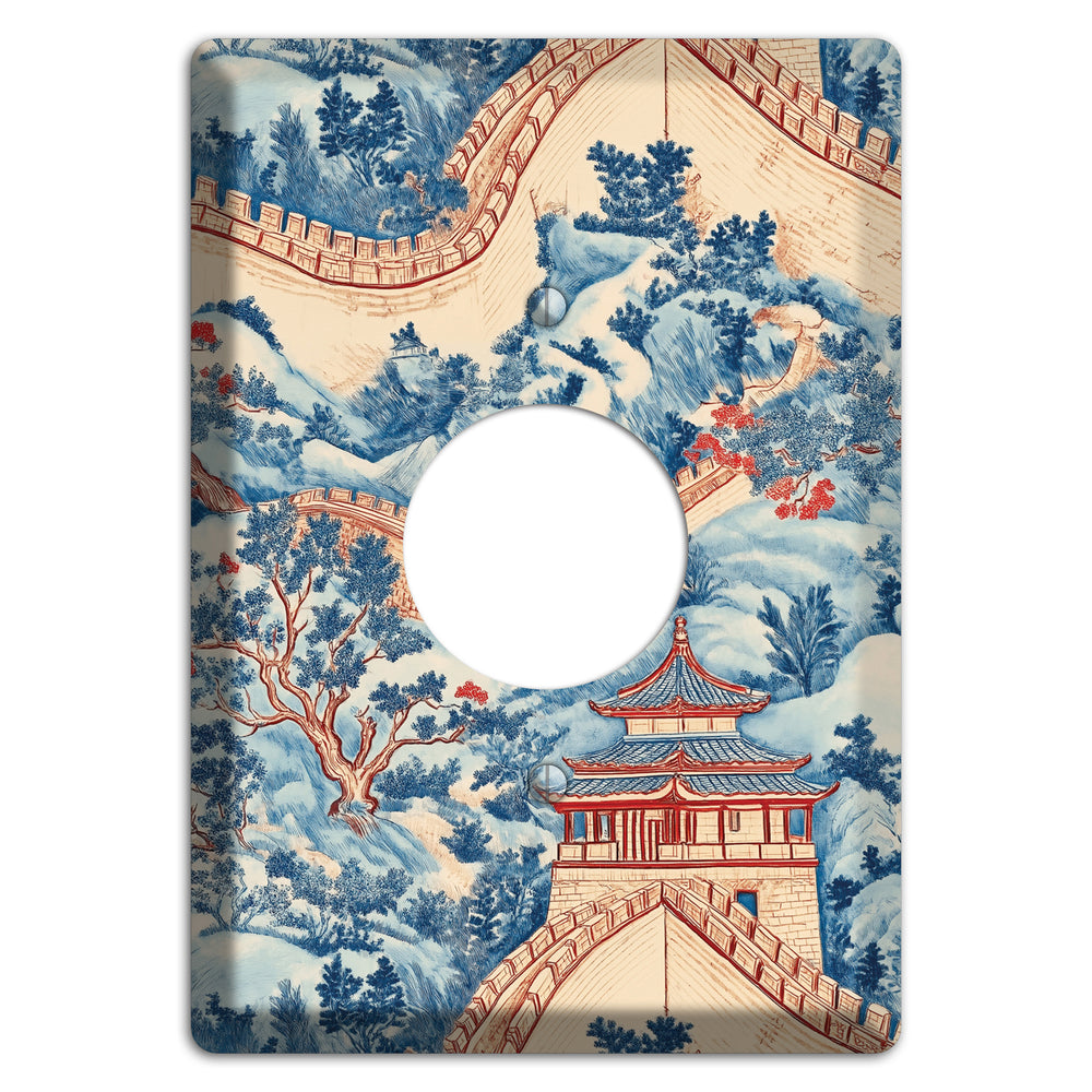 Great Wall Toile Single Receptacle Wallplate