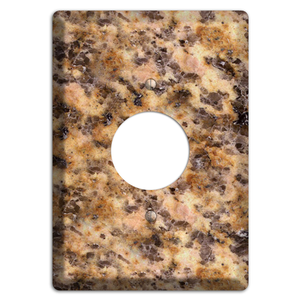 Lapidus Granite Single Receptacle Wallplate