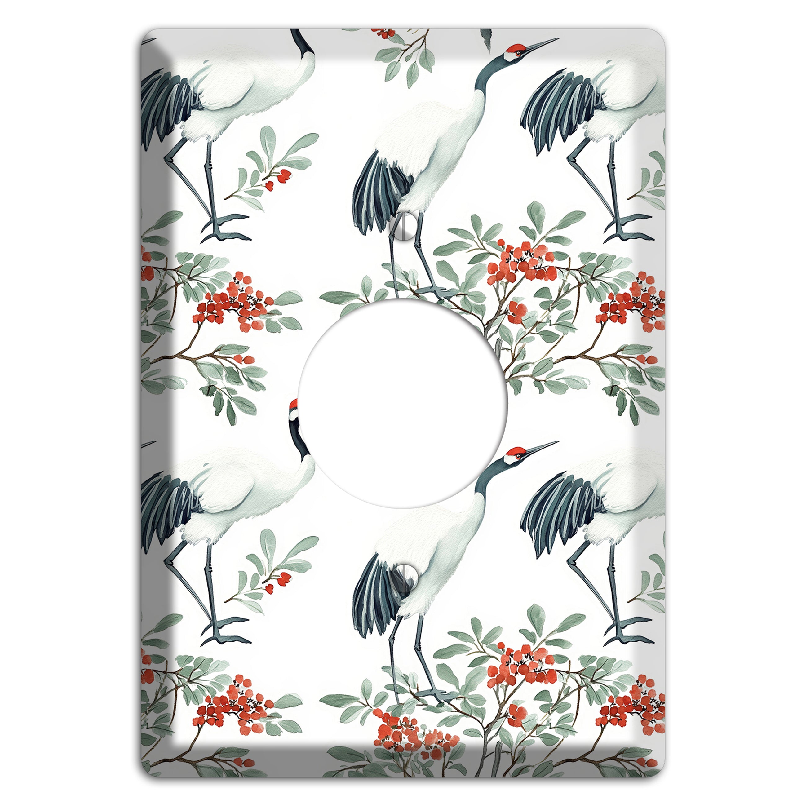 Scarlet Crown Reverie Single Receptacle Wallplate