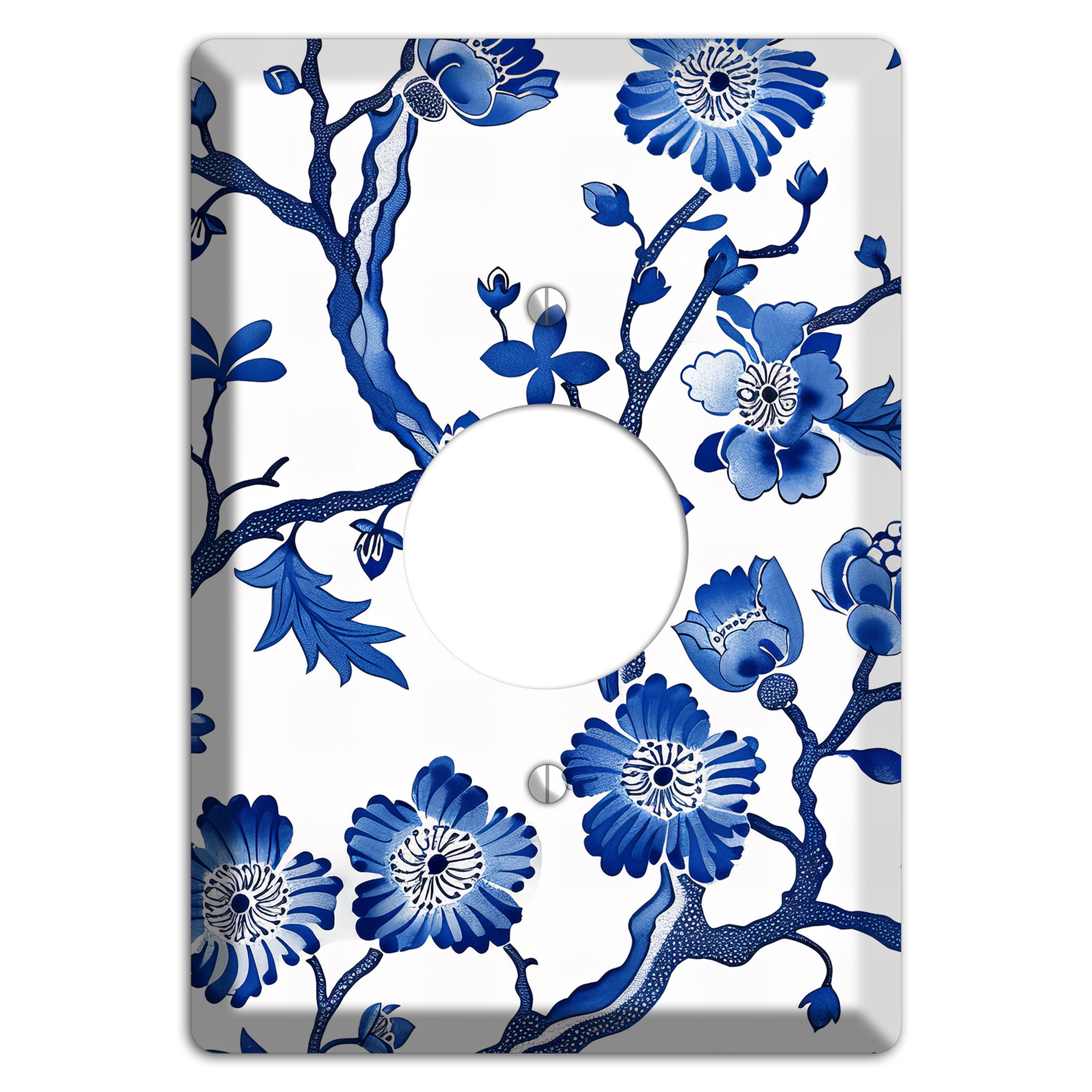 Porcelain Garden Reverie Single Receptacle Wallplate
