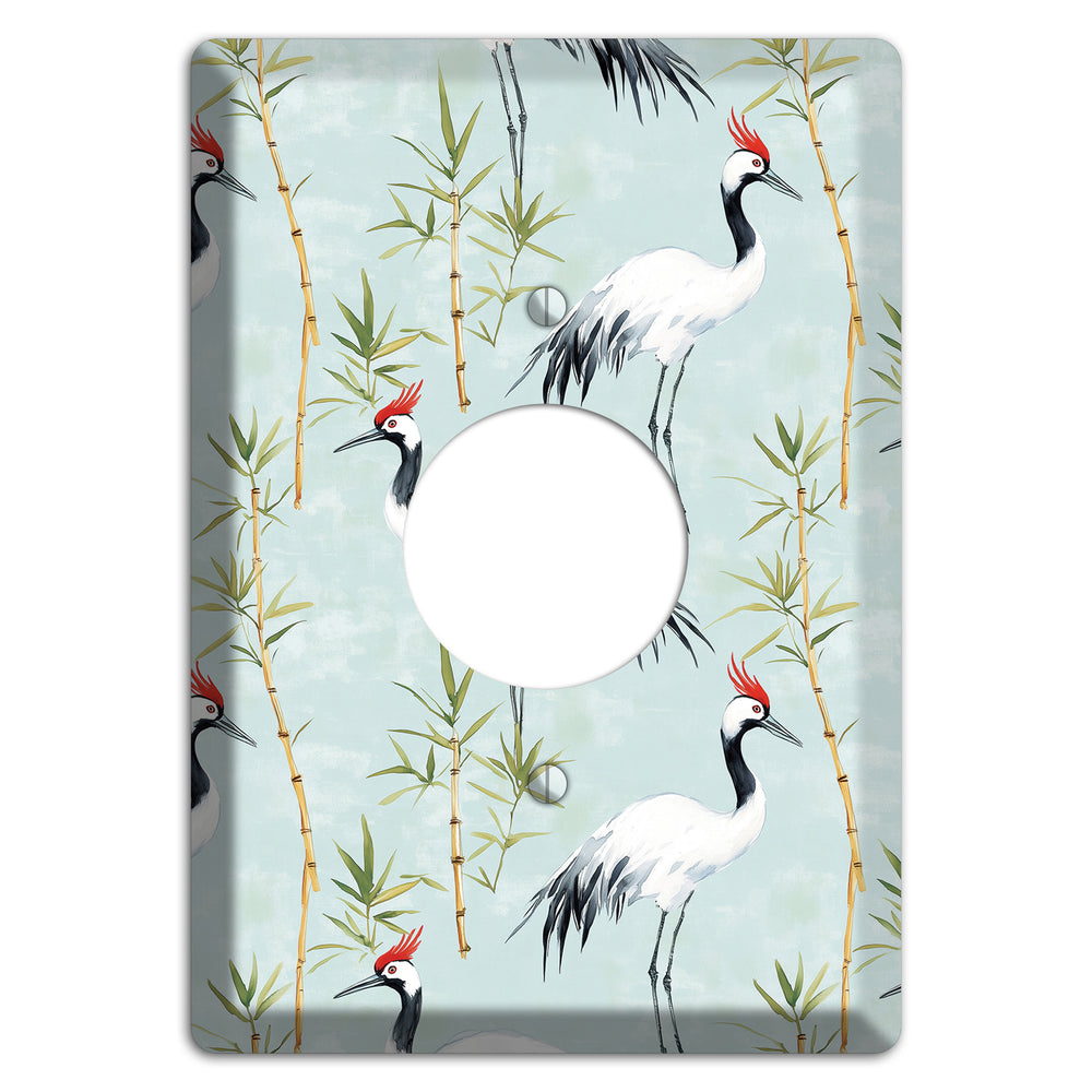 Celadon Bamboo Vigil Single Receptacle Wallplate